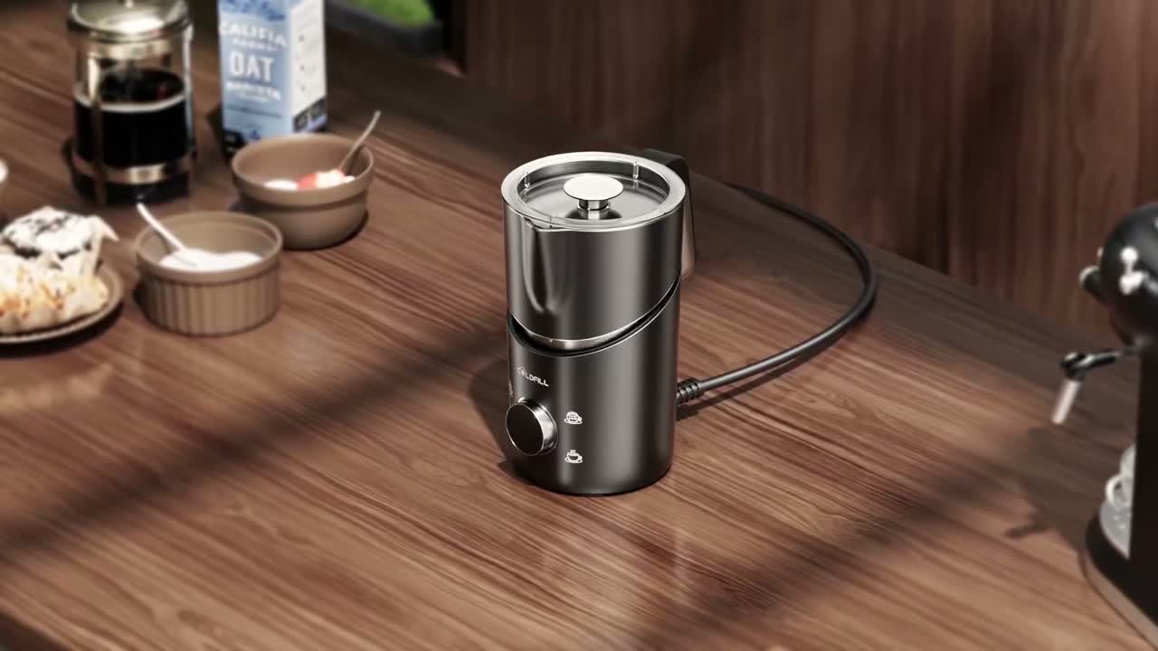 Elektrischer 4-in-1 Milchaufschäumer Automatischer 400ml Produktbild-Vorschau 7