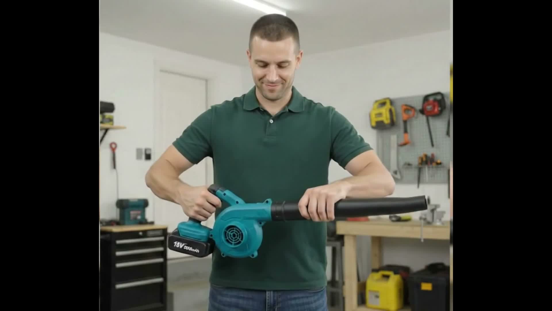 Akku-Laubbläser und -Laubsauger 2-in-1 – 18-V-Blasgerät mit Produktbild-Vorschau 7