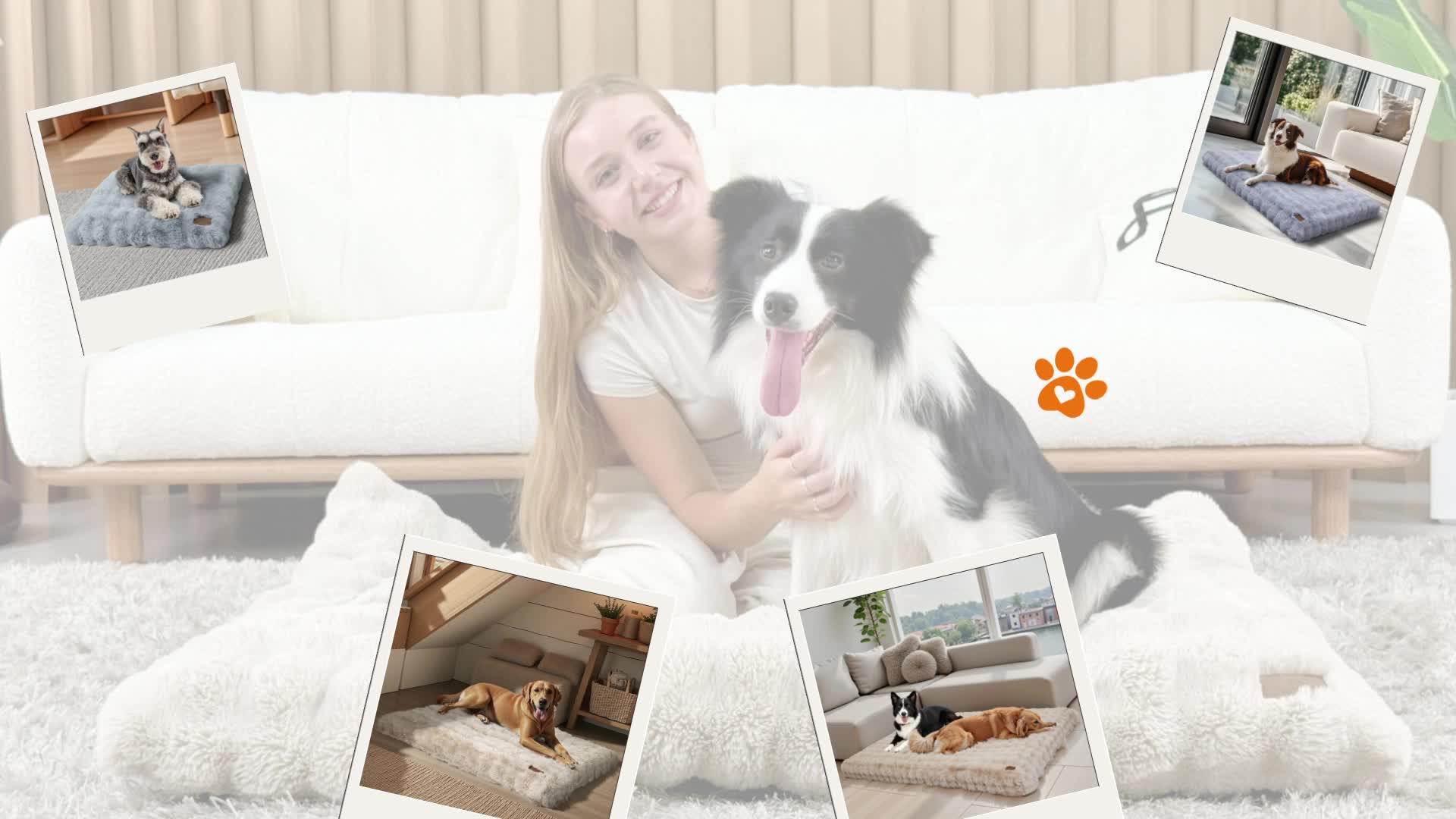 WISFOR Orthopädisch Hundebett Hundesofa Hundecouch Produktbild-Vorschau 7