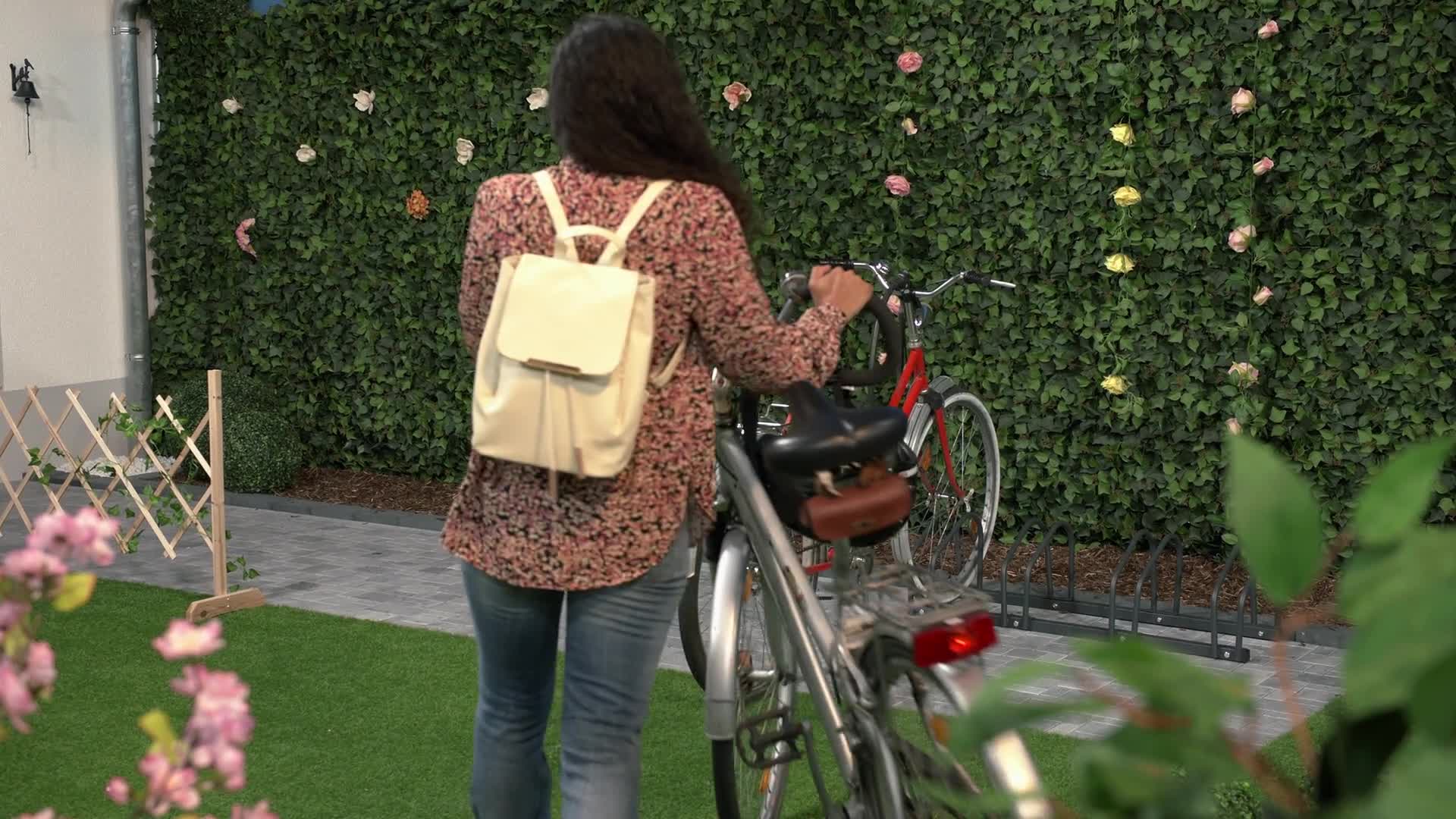 Relaxdays Fahrradständer, für 4 Fahrräder, Stahl Produktbild-Vorschau 7