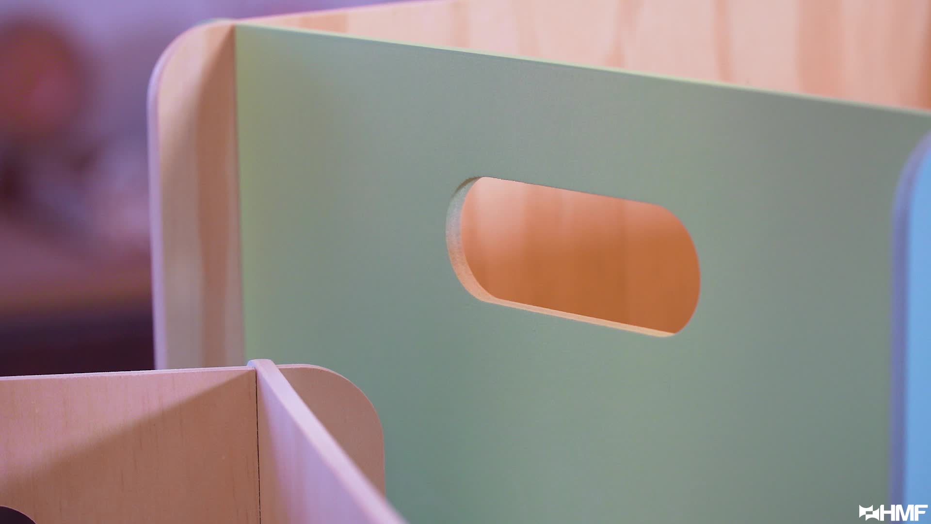 HMF Aufbewahrungsbox aus Holz, Regalbox passend für Kallax, Produktbild-Vorschau 7