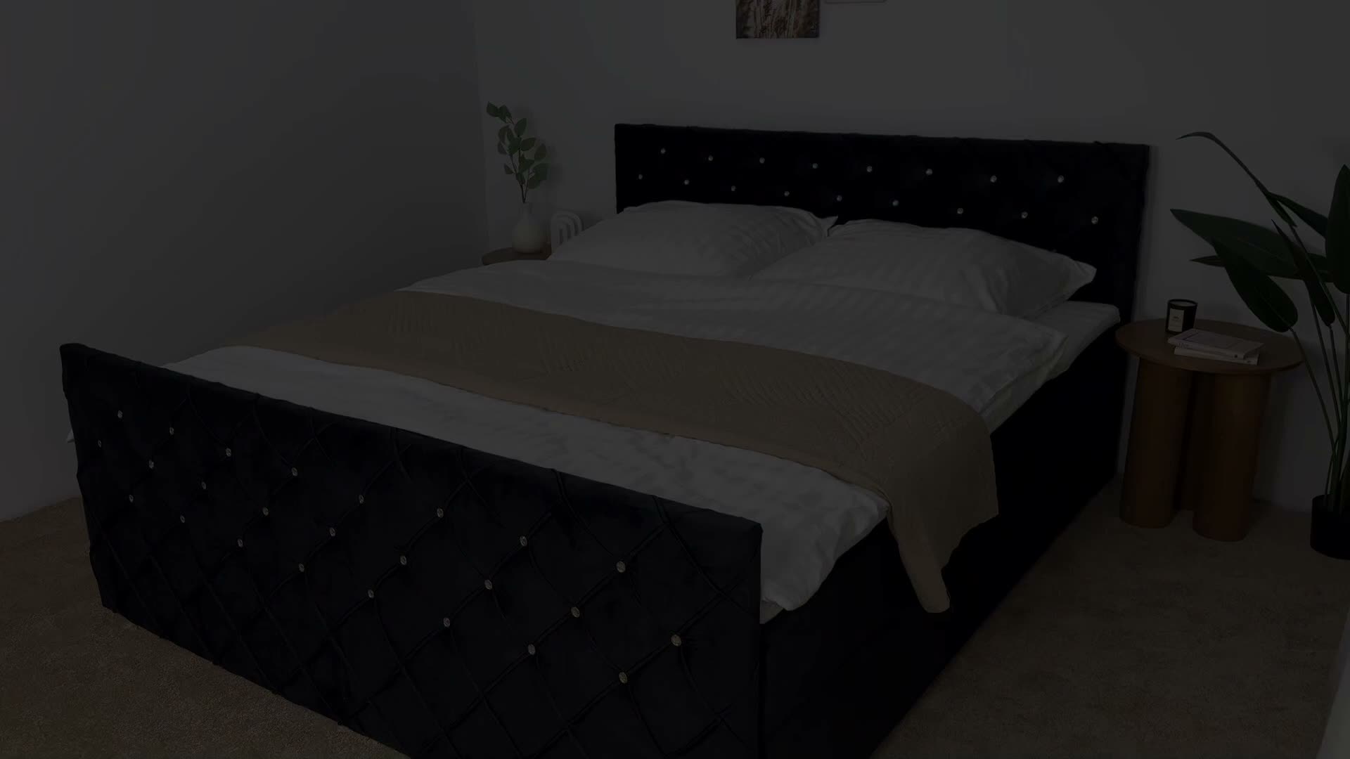 Masseno Boxspringbett MANDI 140x200 cm Komplett-Set mit Produktbild-Vorschau 7