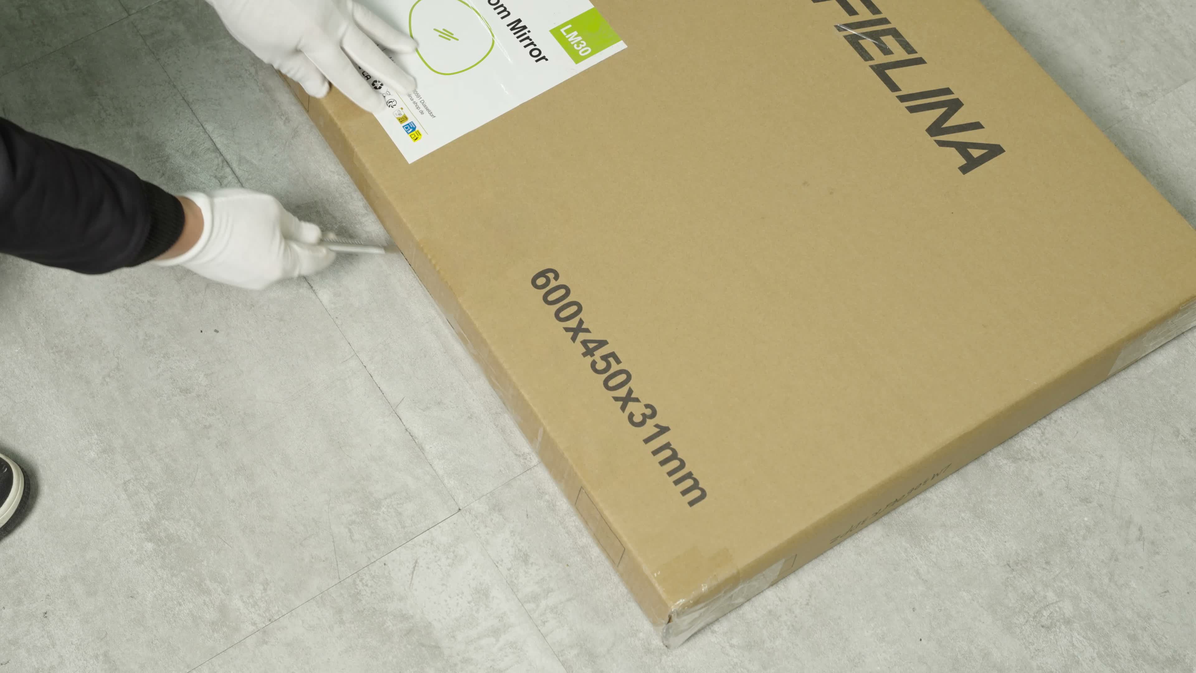 Lustro łazienkowe S'AFIELINA 75 x 55 cm z oświetleniem Podgląd zdjęcia produktu 7