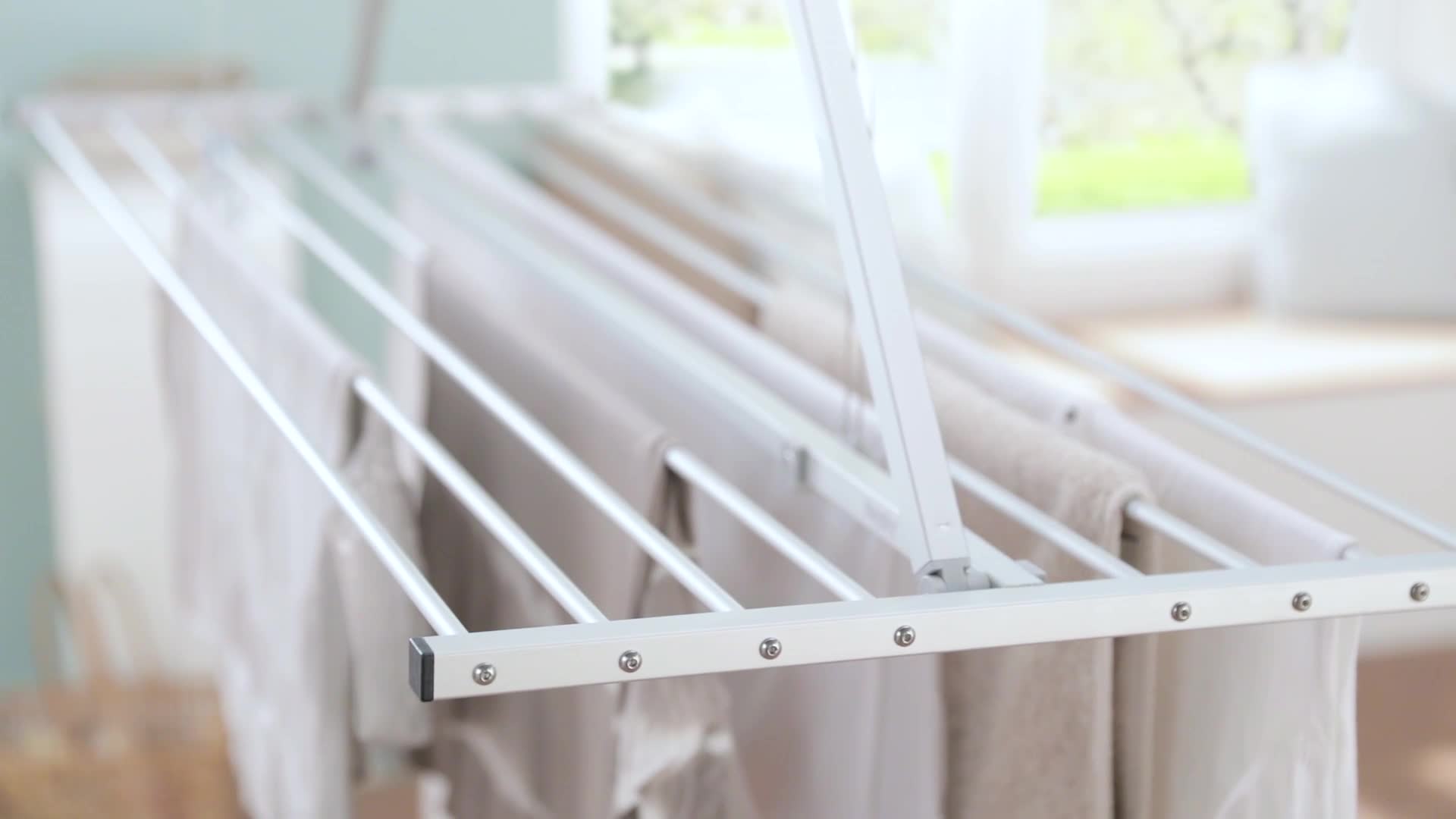 Decke Wäscheständer, vertikaler Wäscheständer für Decke, Produktbild-Vorschau 7