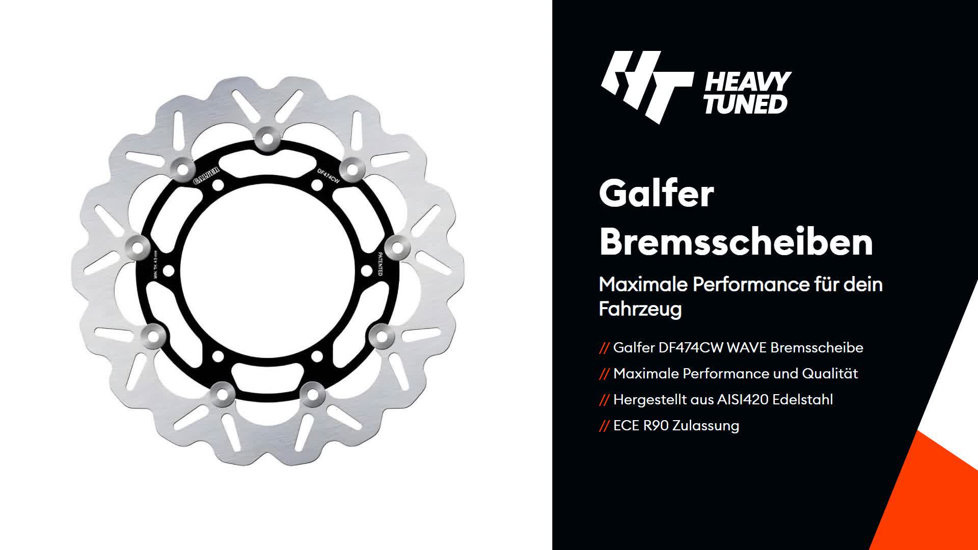 Galfer Bremsscheibe FLOAT WAVE Produktbild-Vorschau 5