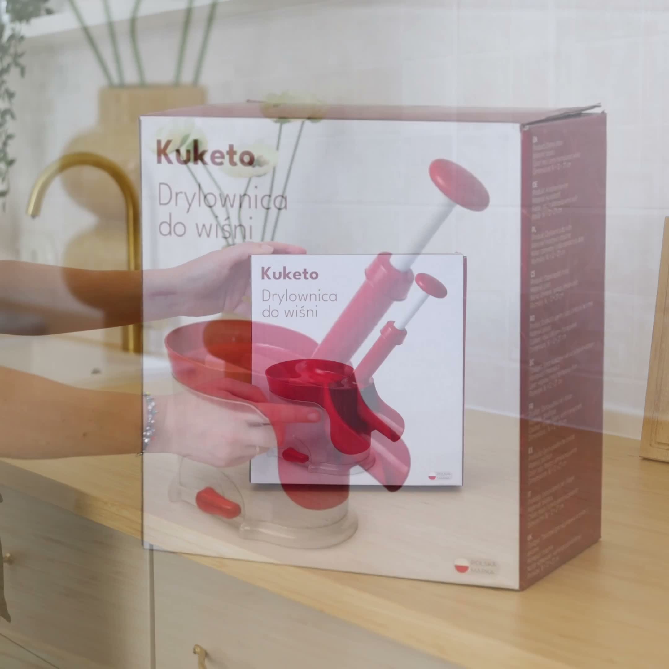 Kuketo | Odpeckovač třešní s podavačem – Ruční odpeckovač s Náhled obrázku produktu 7