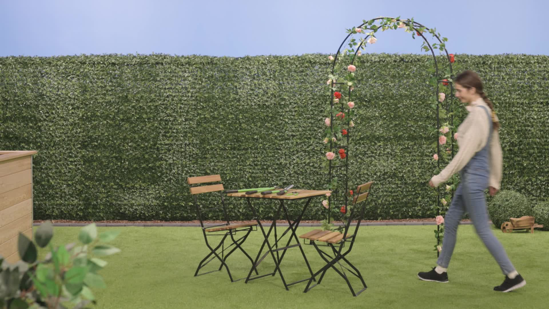 Relaxdays Gartenscheren Set, für Frischholz, Rosenschere, Produktbild-Vorschau 7