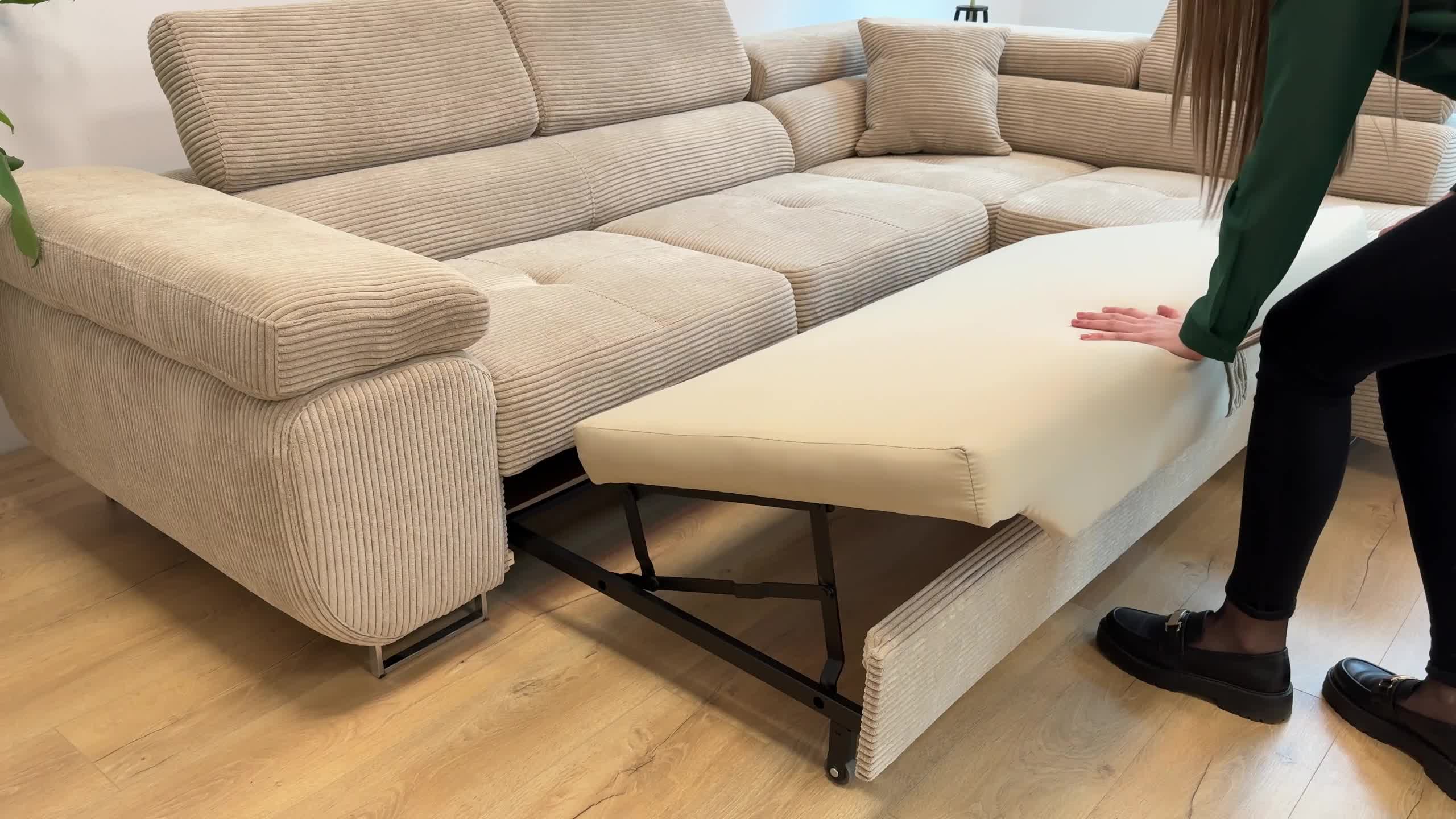 BroMARKT Ecksofa ANTON Schlaffunktion Bettkasten L-Form Produktbild-Vorschau 7