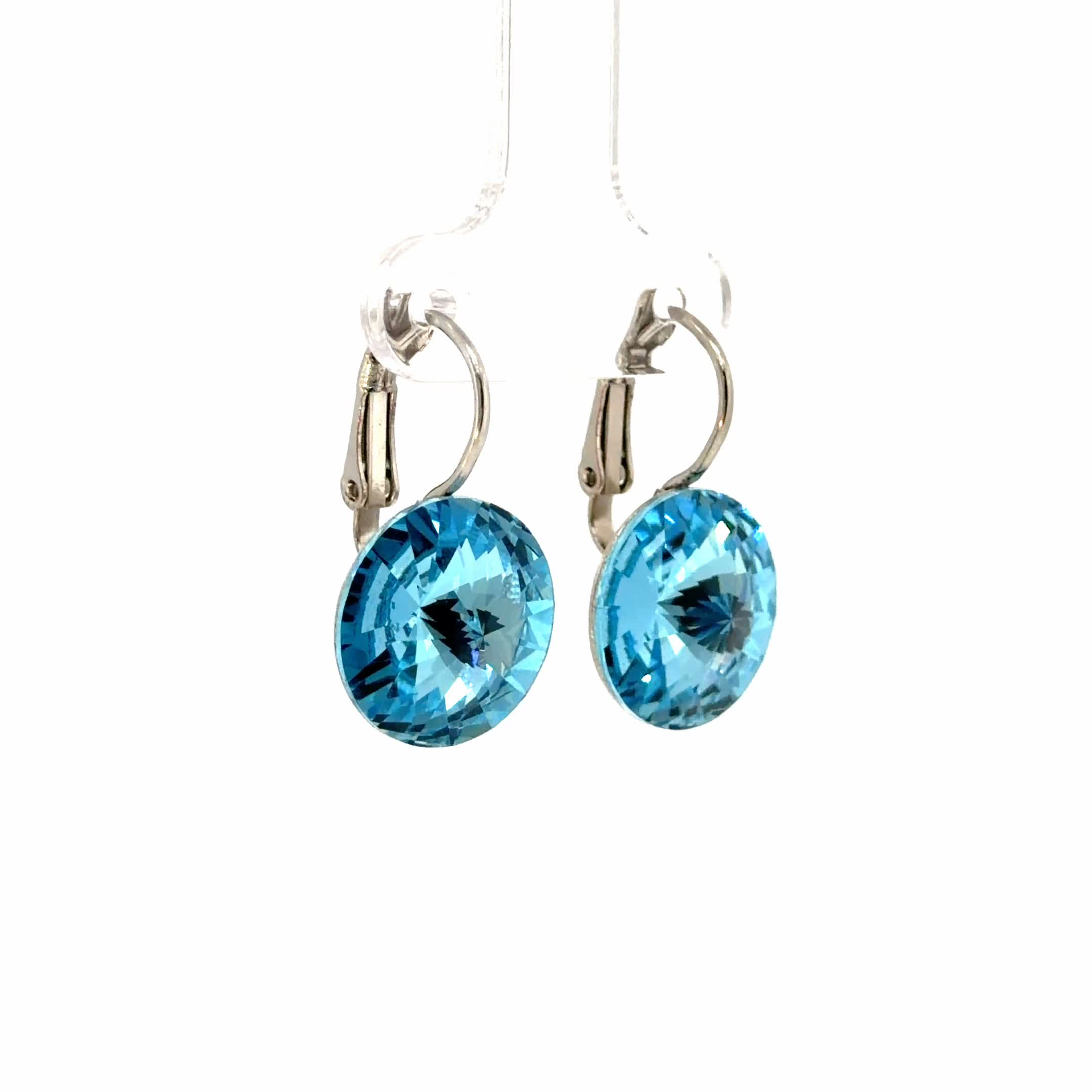 LUISIA® Ohrringe Rivoli mit Kristallen von Swarovski® 14 mm Produktbild-Vorschau 7