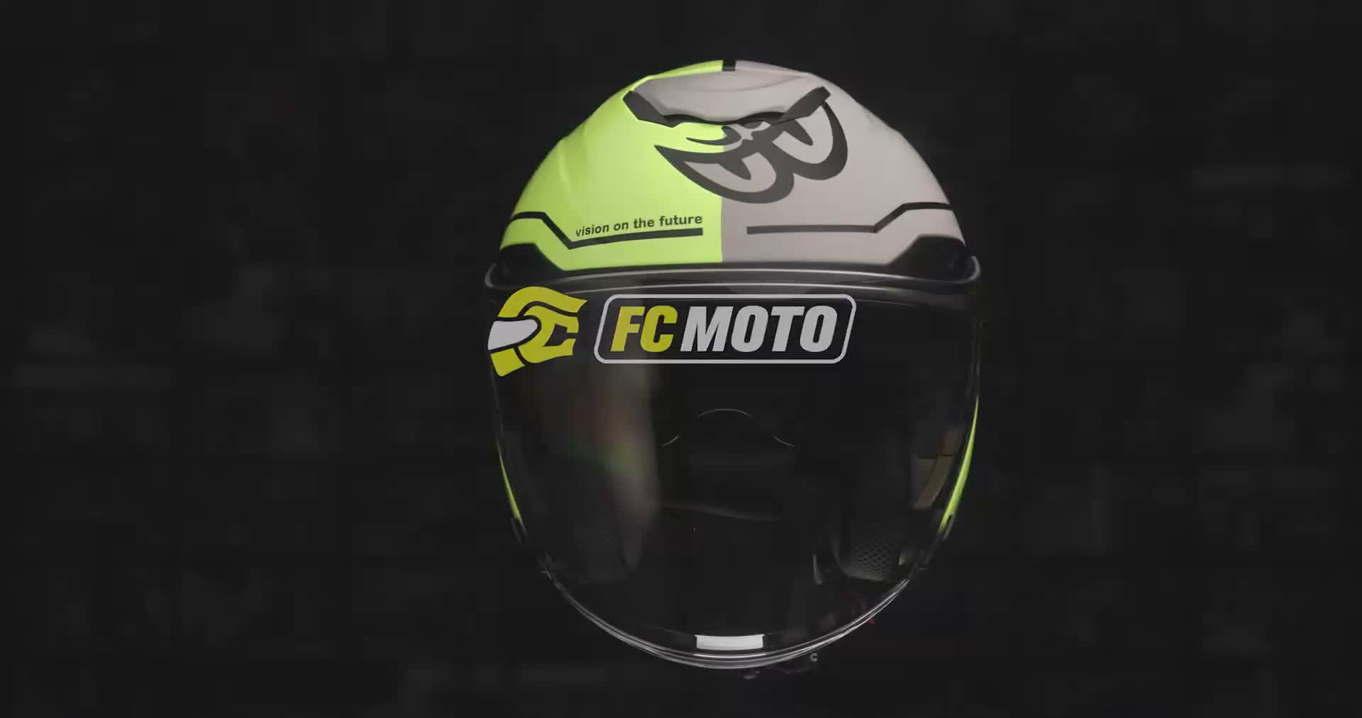 Casco jet Berik OF669, color blanco/rojo/, talla XL Vista previa de la imagen del producto 7