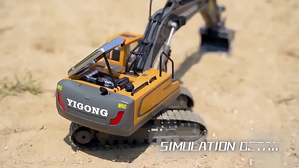 RC Bagger 2.4 GHz ferngesteuert mit Akku & Licht – Produktbild-Vorschau 7