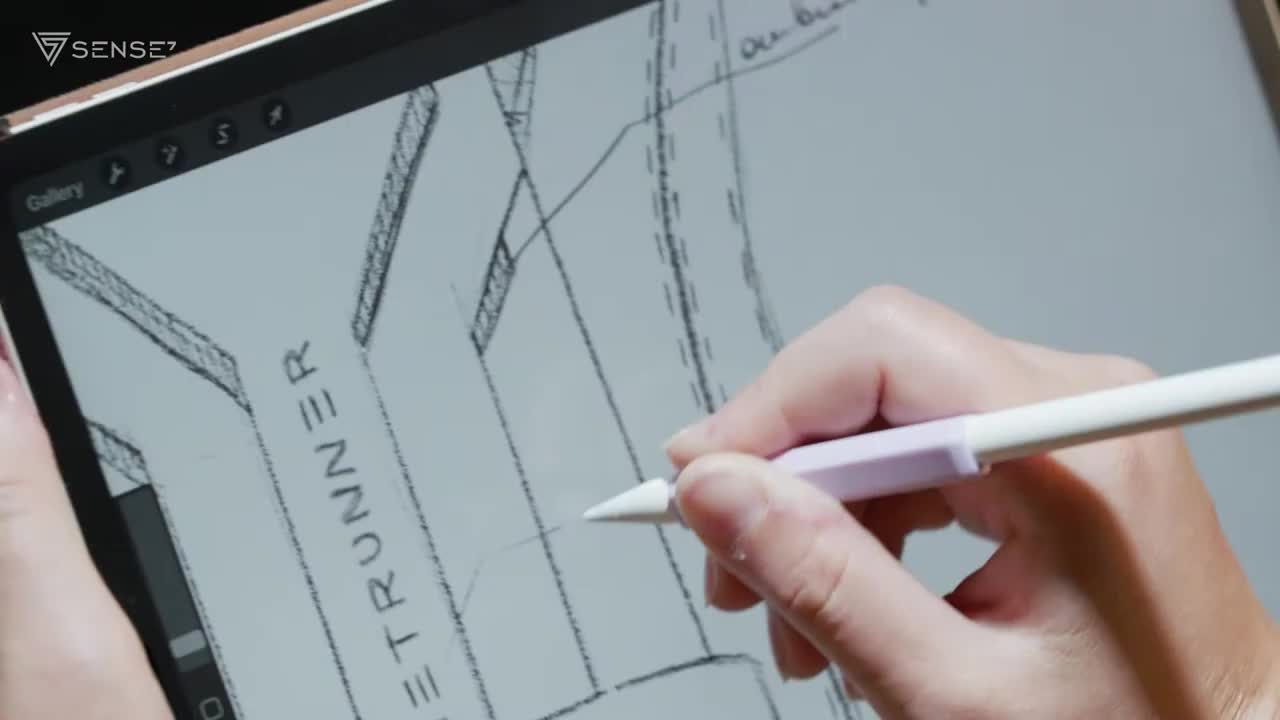 SENSE7 Výškově nastavitelný stůl Nojo 120 cm, dub, Náhled obrázku produktu 7