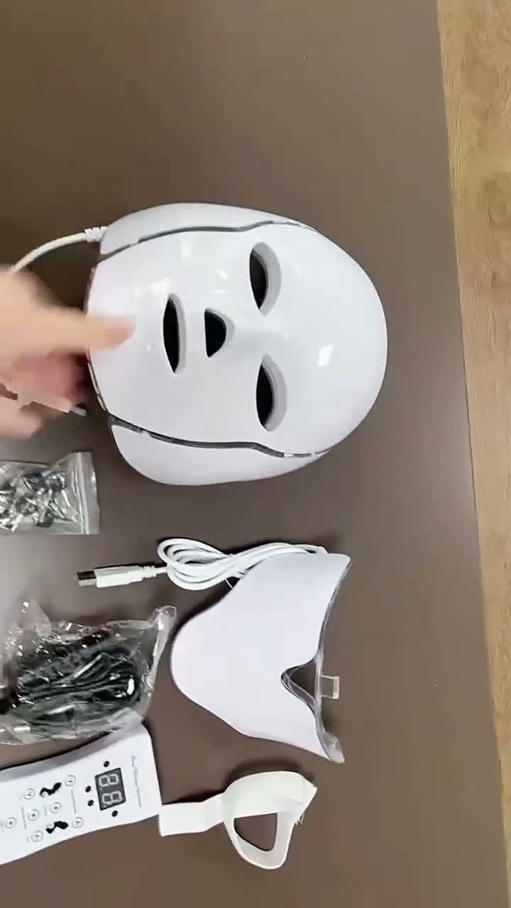 7-Farben-LED-Gesichtsmaske mit Hals Koreanische Produktbild-Vorschau 7