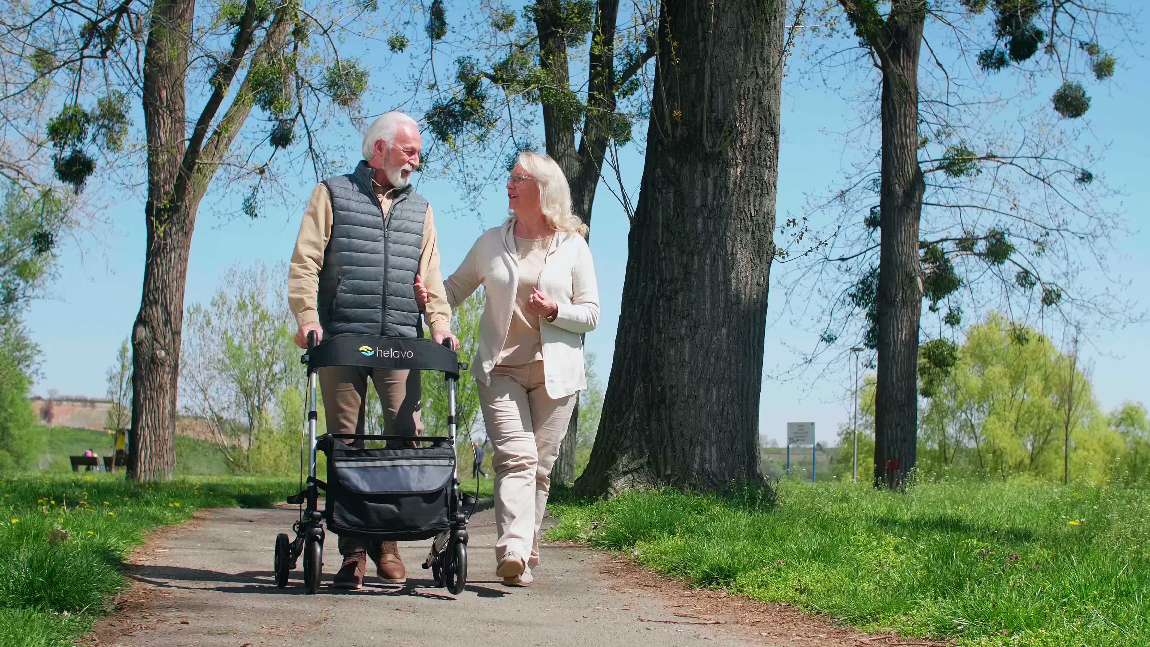 Helavo Leichtgewicht Rollator aus Aluminium faltbar mit Produktbild-Vorschau 7
