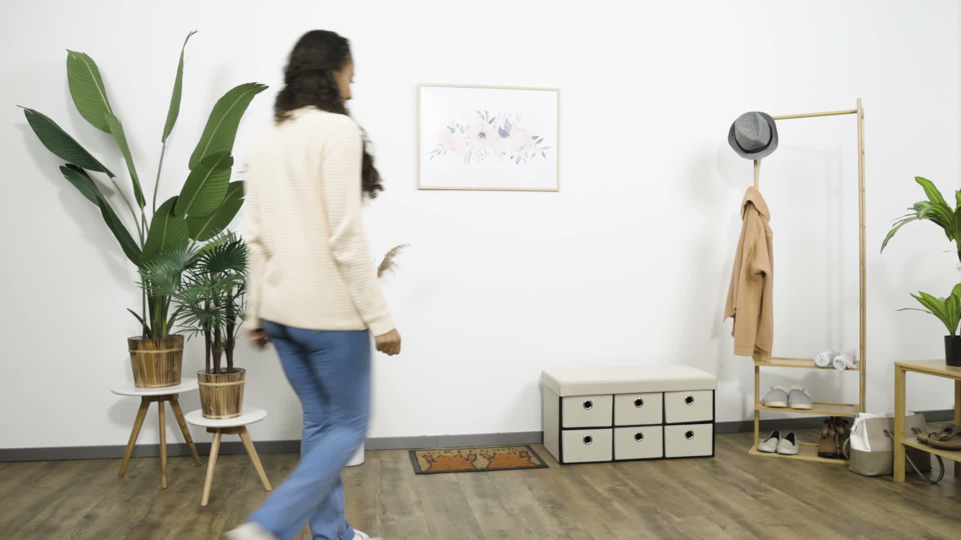 Relaxdays Fußmatte Kokos, mit Katzen & Welcome Spruch, Produktbild-Vorschau 7