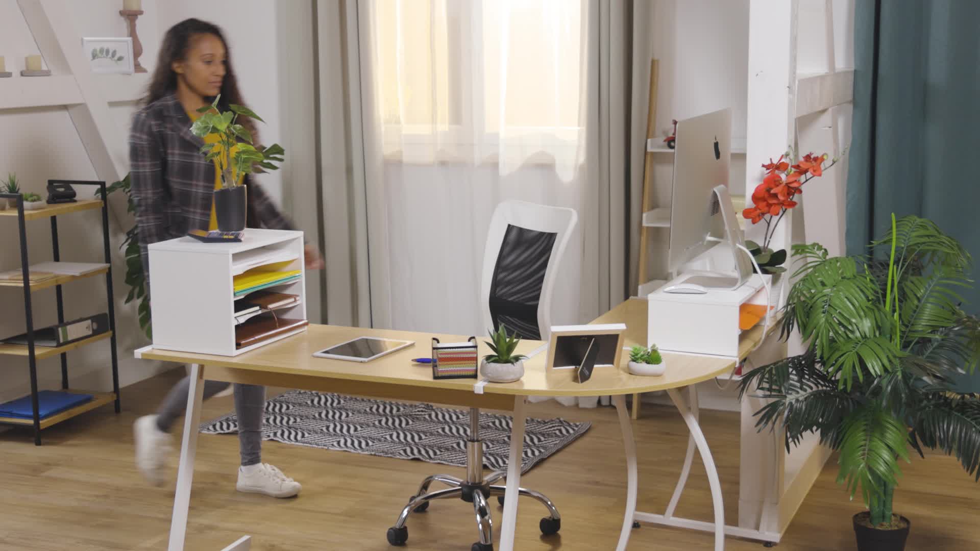 Relaxdays Monitorständer mit Fach, Bildschirmerhöhung für Produktbild-Vorschau 7