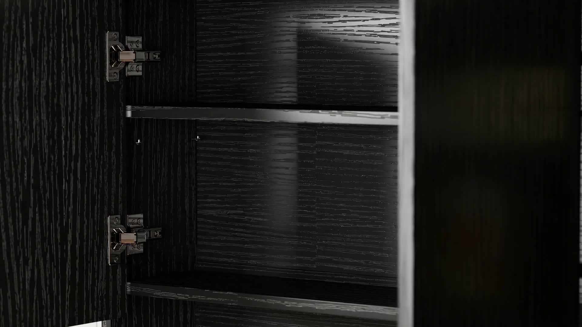 HOMCOM Küchenschrank Buffet mit Arbeitsplatte, 6 Türen, Produktbild-Vorschau 7