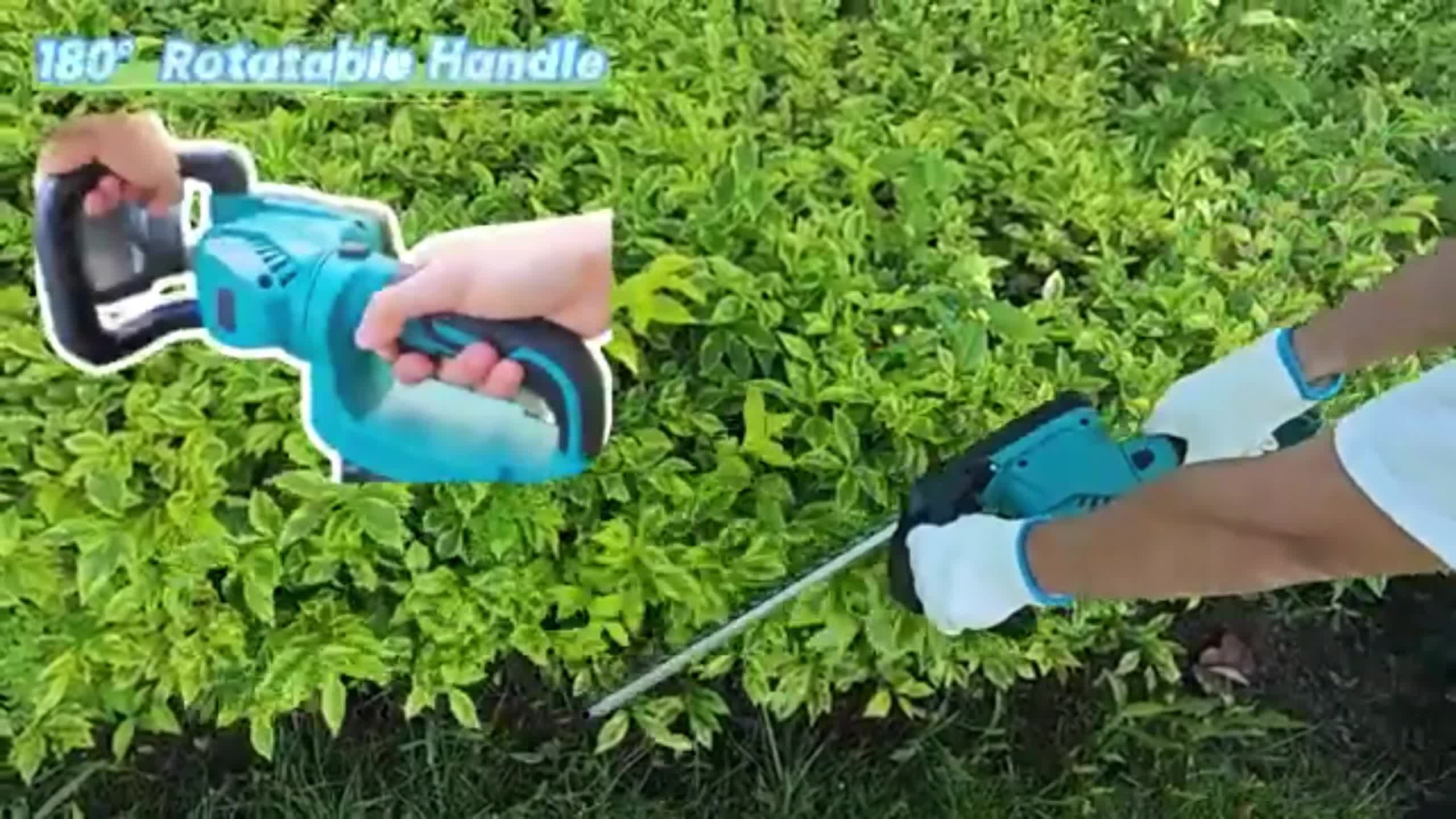 Kabellose Heckenschere 52cm, Elektrische Heckenschere mit Produktbild-Vorschau 7
