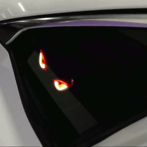 Animiertes Solar-Autolicht mit Dämonenaugen, Auto Innenraum Produktbild-Vorschau 7