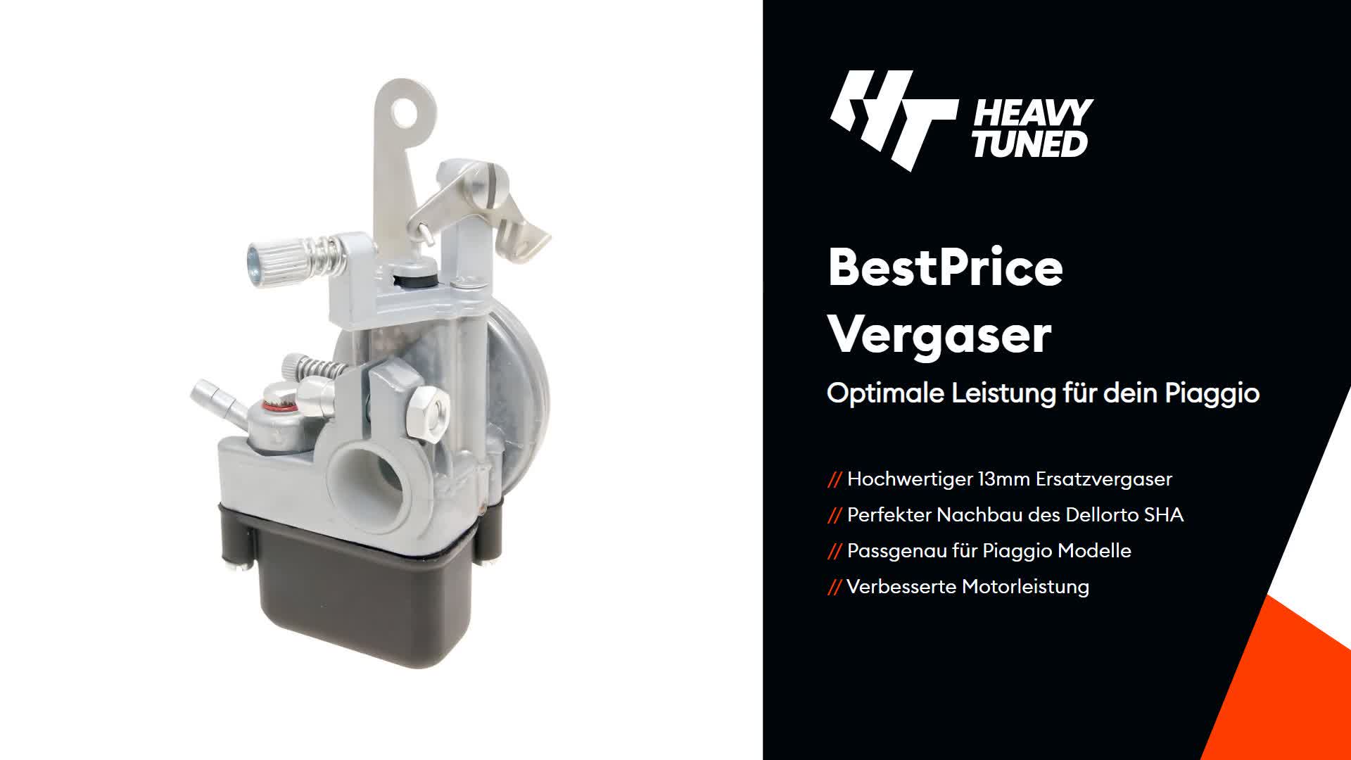 Vergaser BestPrice 13 mm SHA12/12 Hauptdüse 75 für Piaggio Produktbild-Vorschau 5