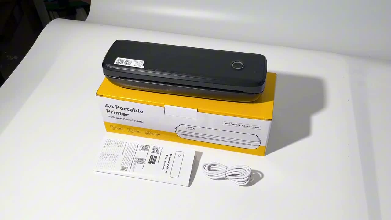 A4 Thermodrucker, 203 dpi, Bluetooth 5.2 & USB 2.0, mobiler Produktbild-Vorschau 7