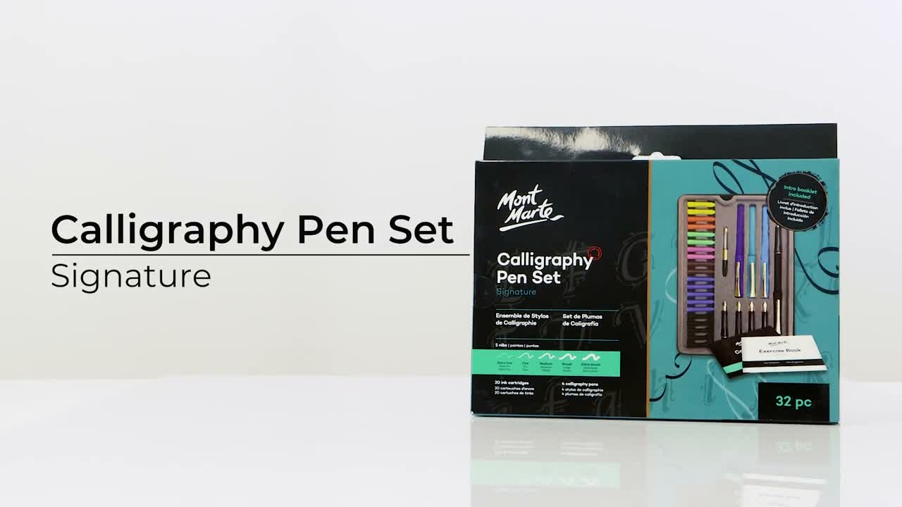 Mont Marte Kalligraphie-Set/ Füllhalter Set mit 31 Produktbild-Vorschau 7