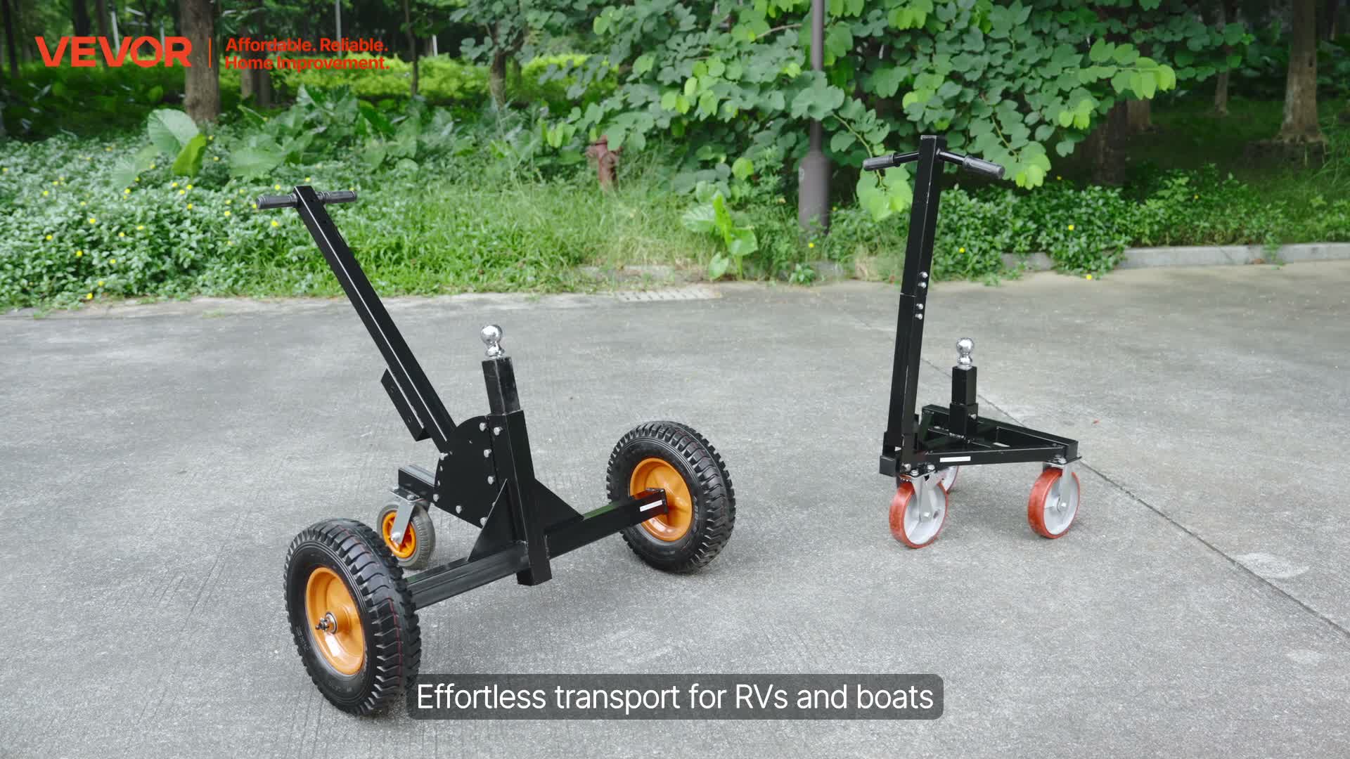 VEVOR 2-in-1-Anhängerwagen, Rangierhilfe Anhänger, 680,4 kg Produktbild-Vorschau 7