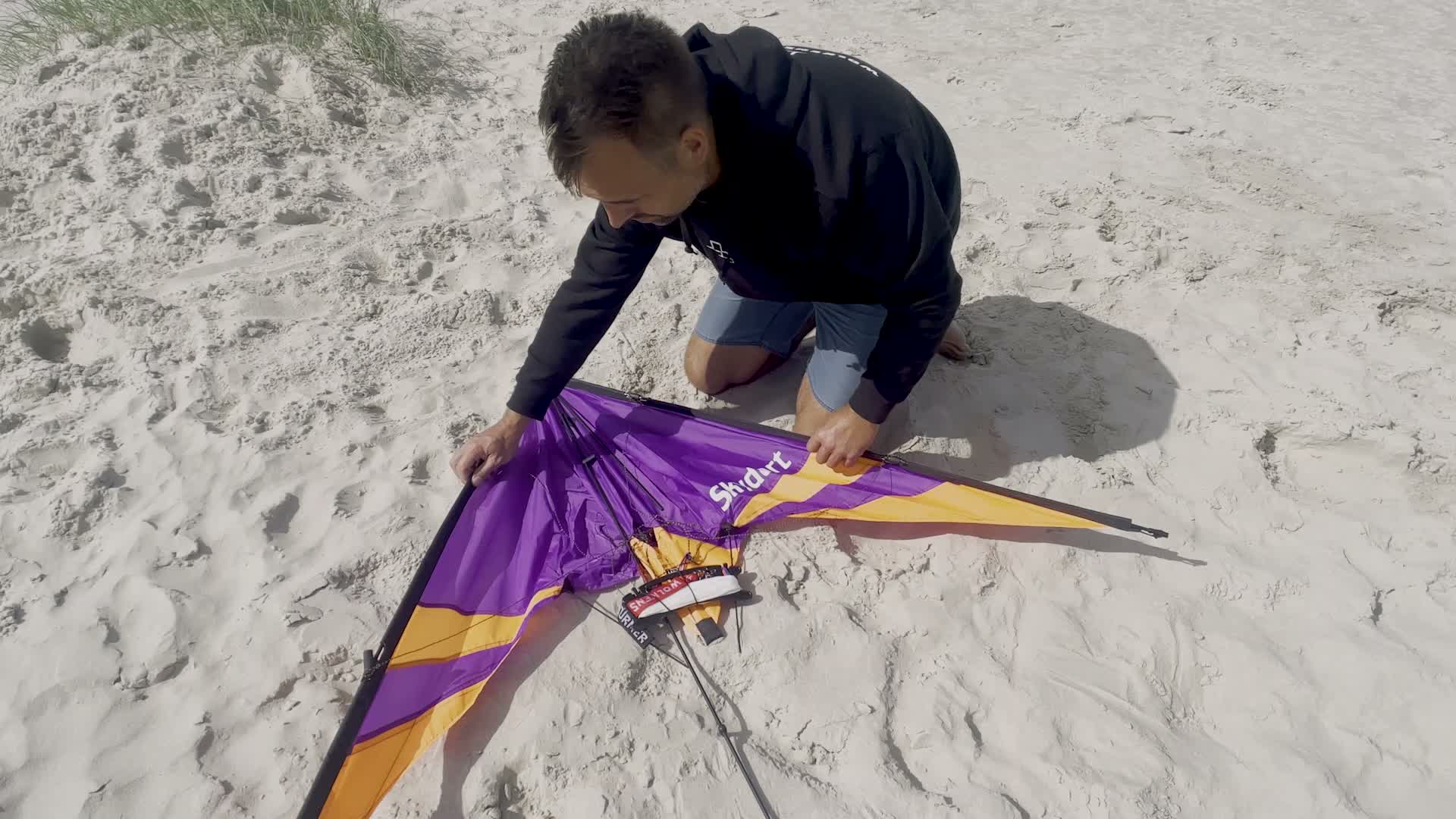 Wolkenstürmer Lenkdrachen Skydart (lila), Sportlenkdrachen Produktbild-Vorschau 6