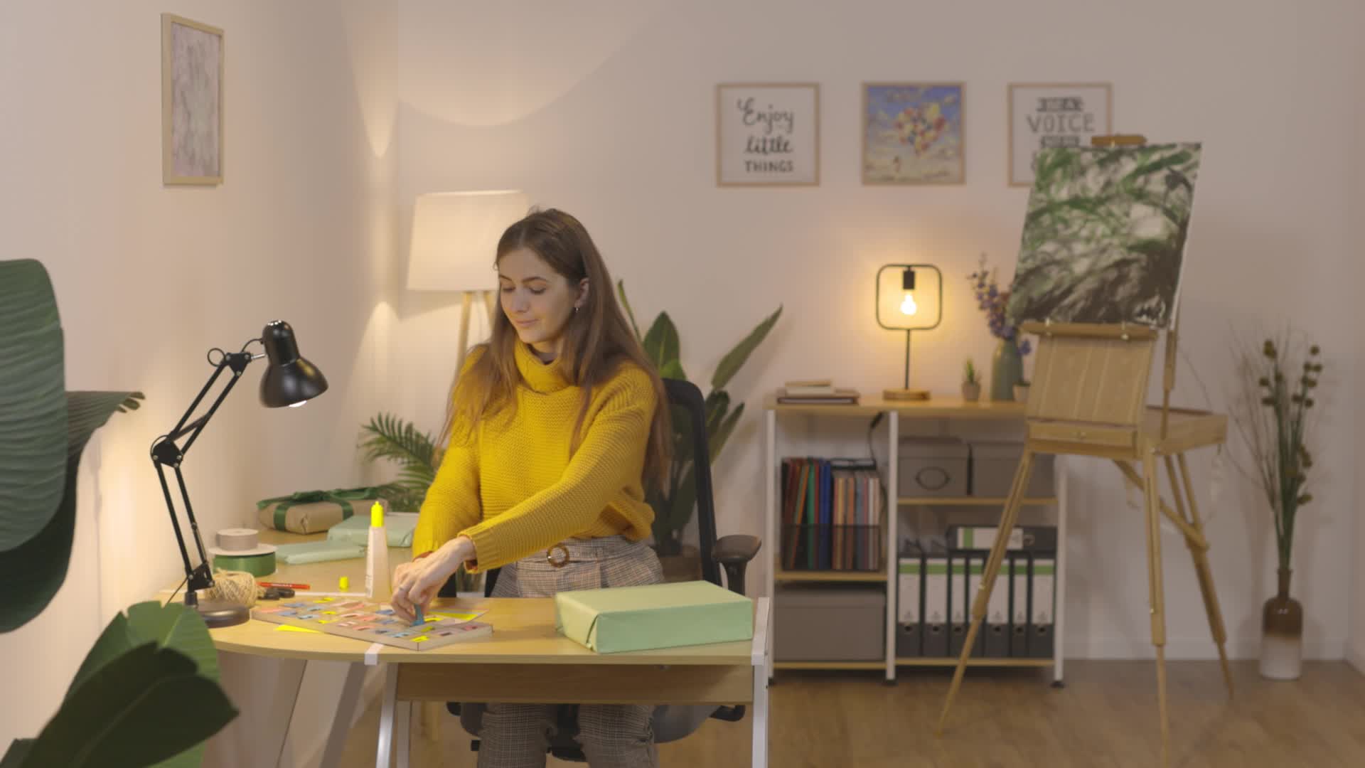 Relaxdays Holzbuchstaben Set, 104-teilig, Großbuchstaben Produktbild-Vorschau 7