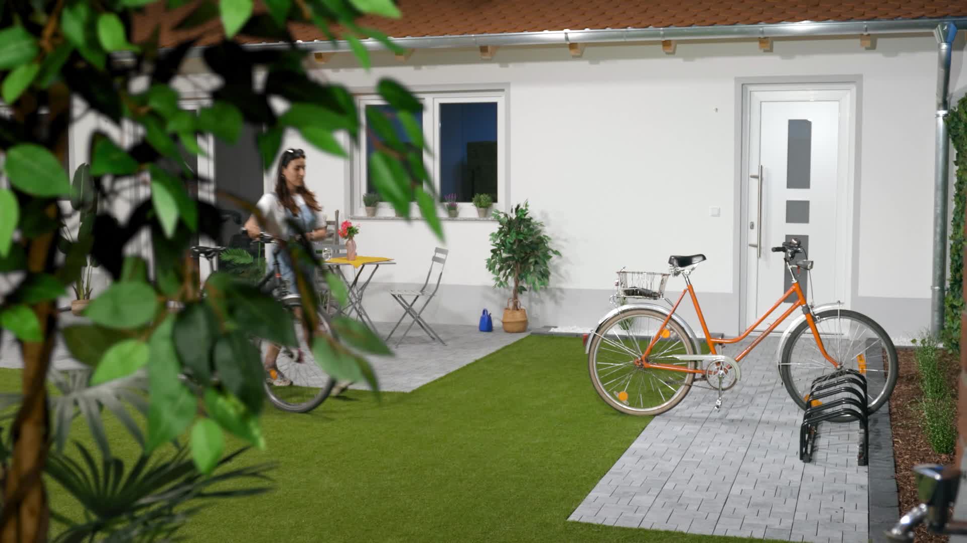 Relaxdays Fahrradständer Boden, für 5 Räder, bis 60 mm Produktbild-Vorschau 7
