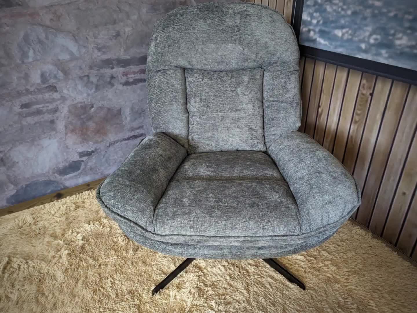 Relaxsessel mit Hocker MCW-P32, Fernsehsessel Produktbild-Vorschau 7