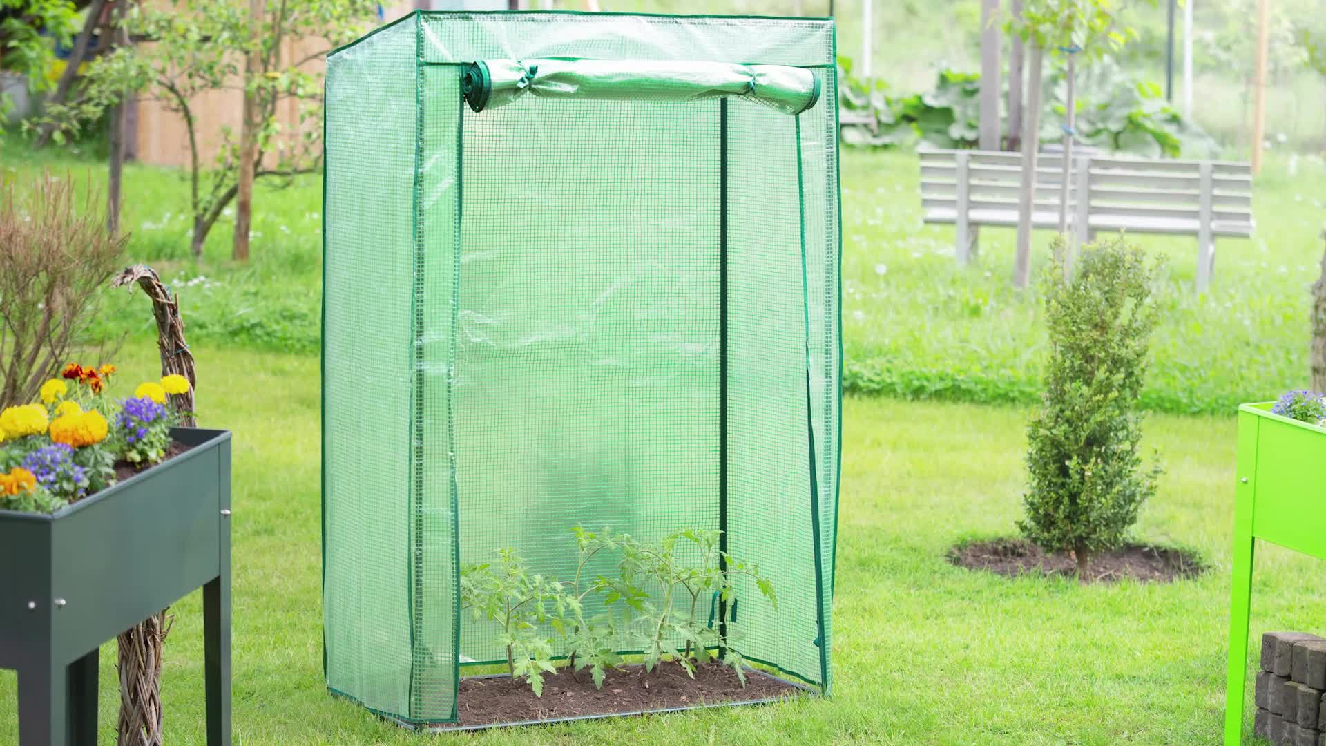 2 x Tomatengewächshaus, Garten, Balkon, Foliengewächshaus Produktbild-Vorschau 7