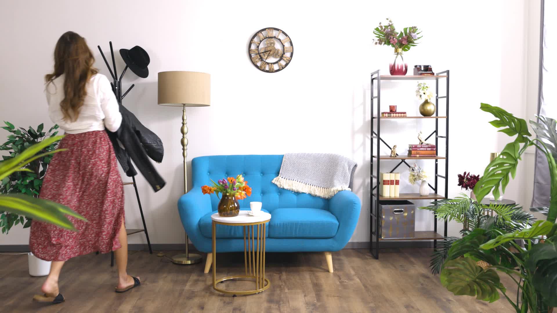 Relaxdays Beistelltisch MARMO, für Wohnzimmer, Metall & Produktbild-Vorschau 7