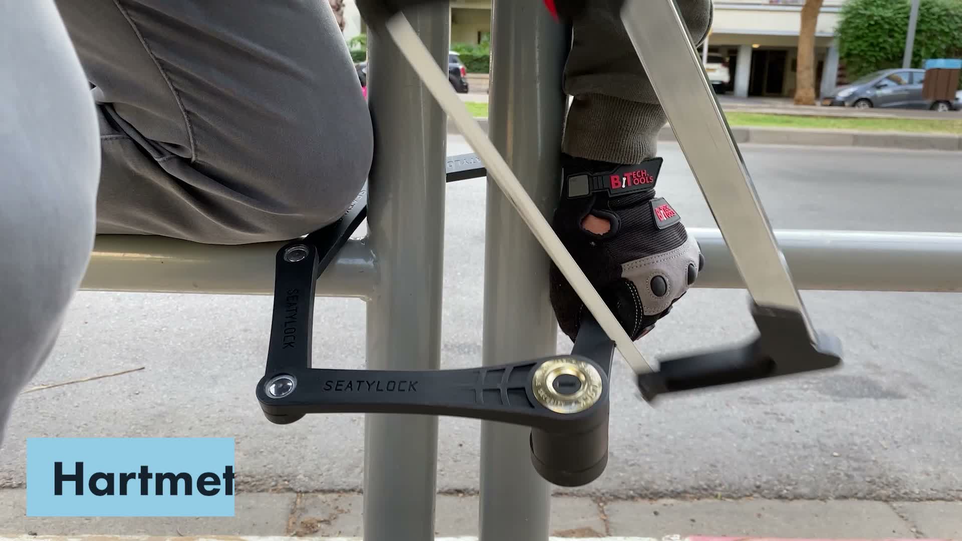 AARON Premium Faltschloss 90cm - Fahrradschloss Produktbild-Vorschau 7