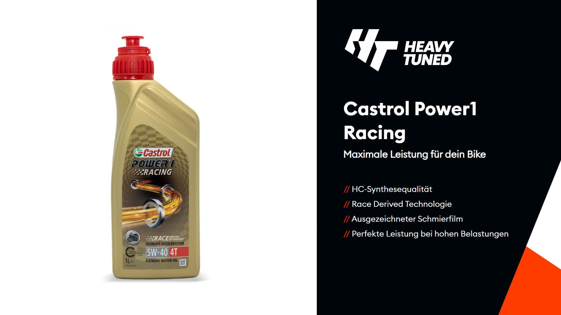 Castrol POWER1 ULTIMATE 4T 5W-40 Motorradöl, 1L Produktbild-Vorschau 7