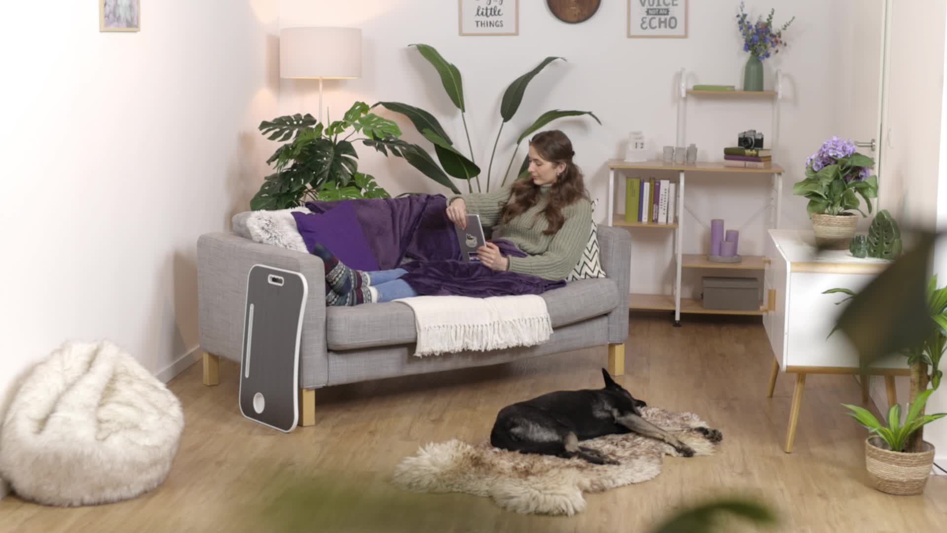 Relaxdays Laptoptisch für Bett & Couch, H x B x T: 26 x 63 Produktbild-Vorschau 7