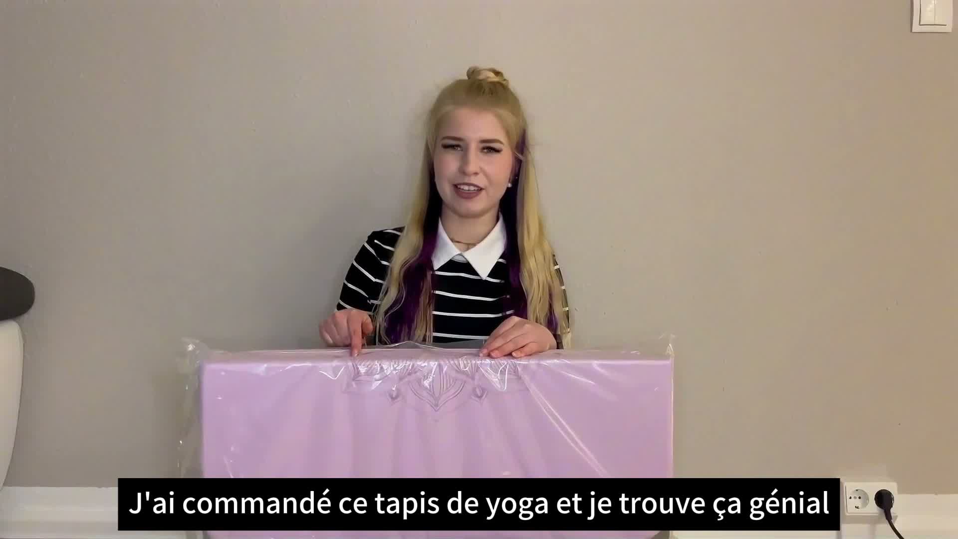 FunLife, tapis de yoga pliable XXL, 190 x 66 cm – épaisseur Voir les images du produit 7
