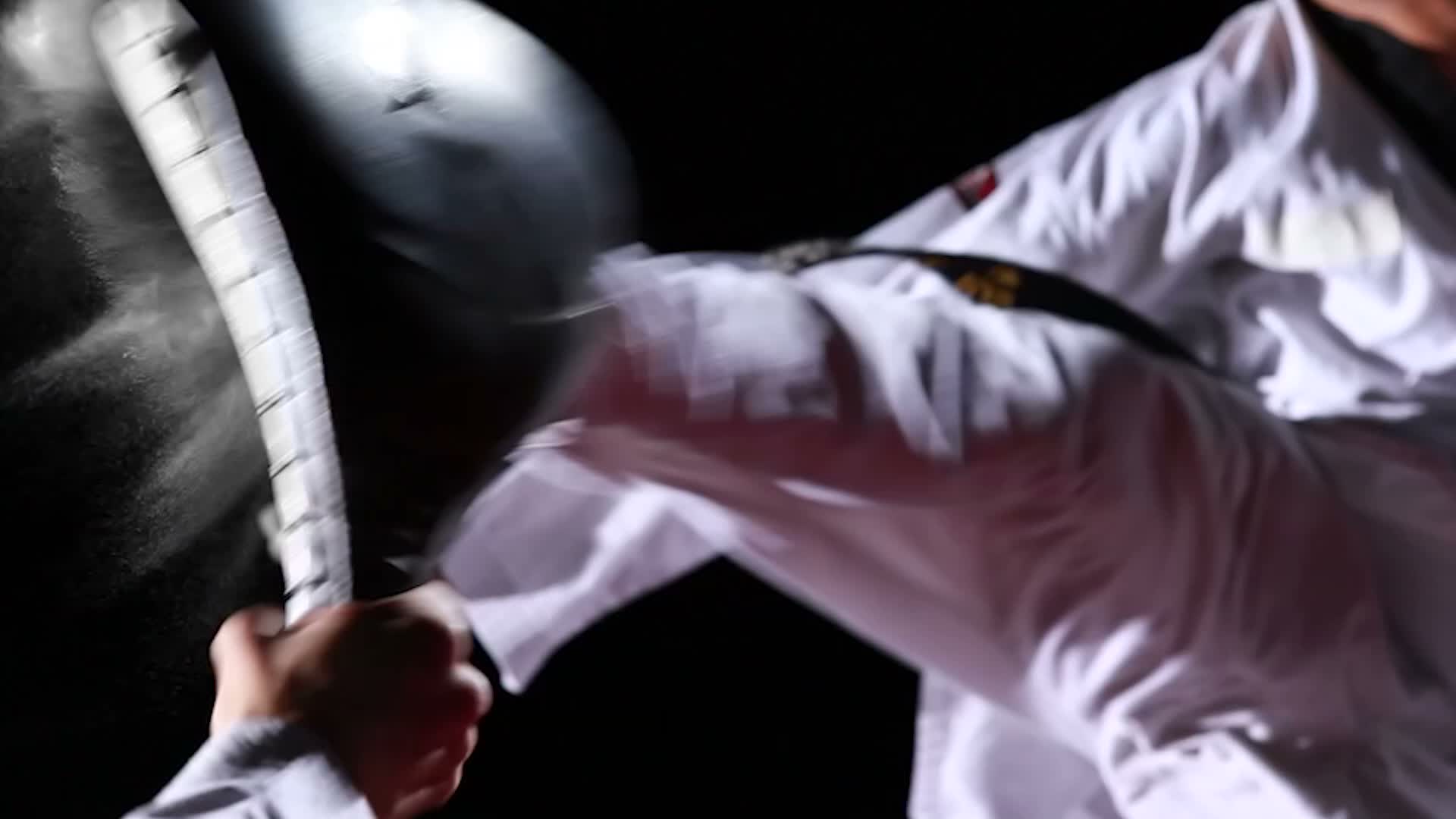 Relaxdays Taekwondo Handpratzen 2er Set, Produktbild-Vorschau 7
