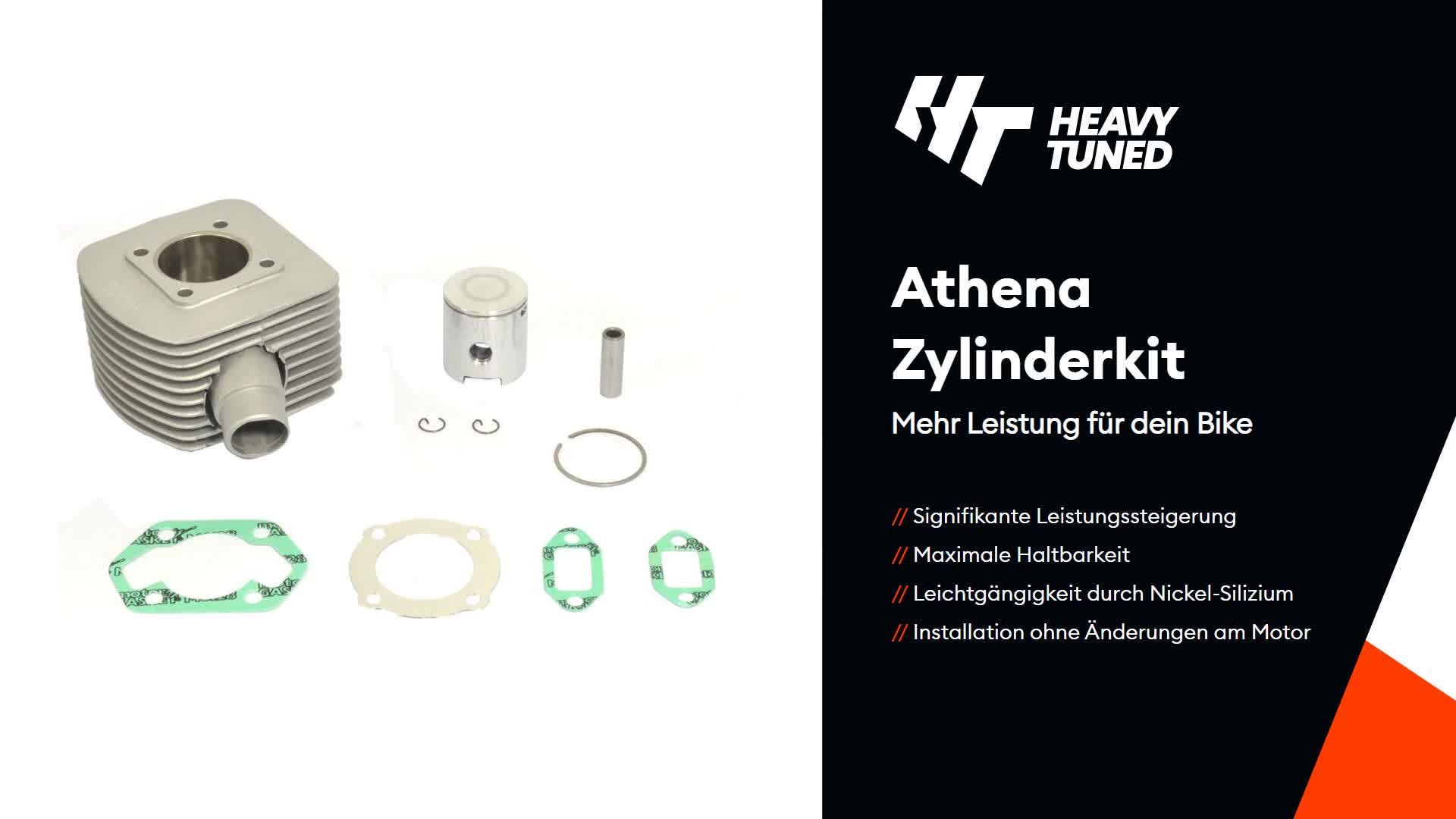 Zylinder Set 70ccm 45mm für Zündapp GEBLÄSEGEKÜHLT C 50 Produktbild-Vorschau 7