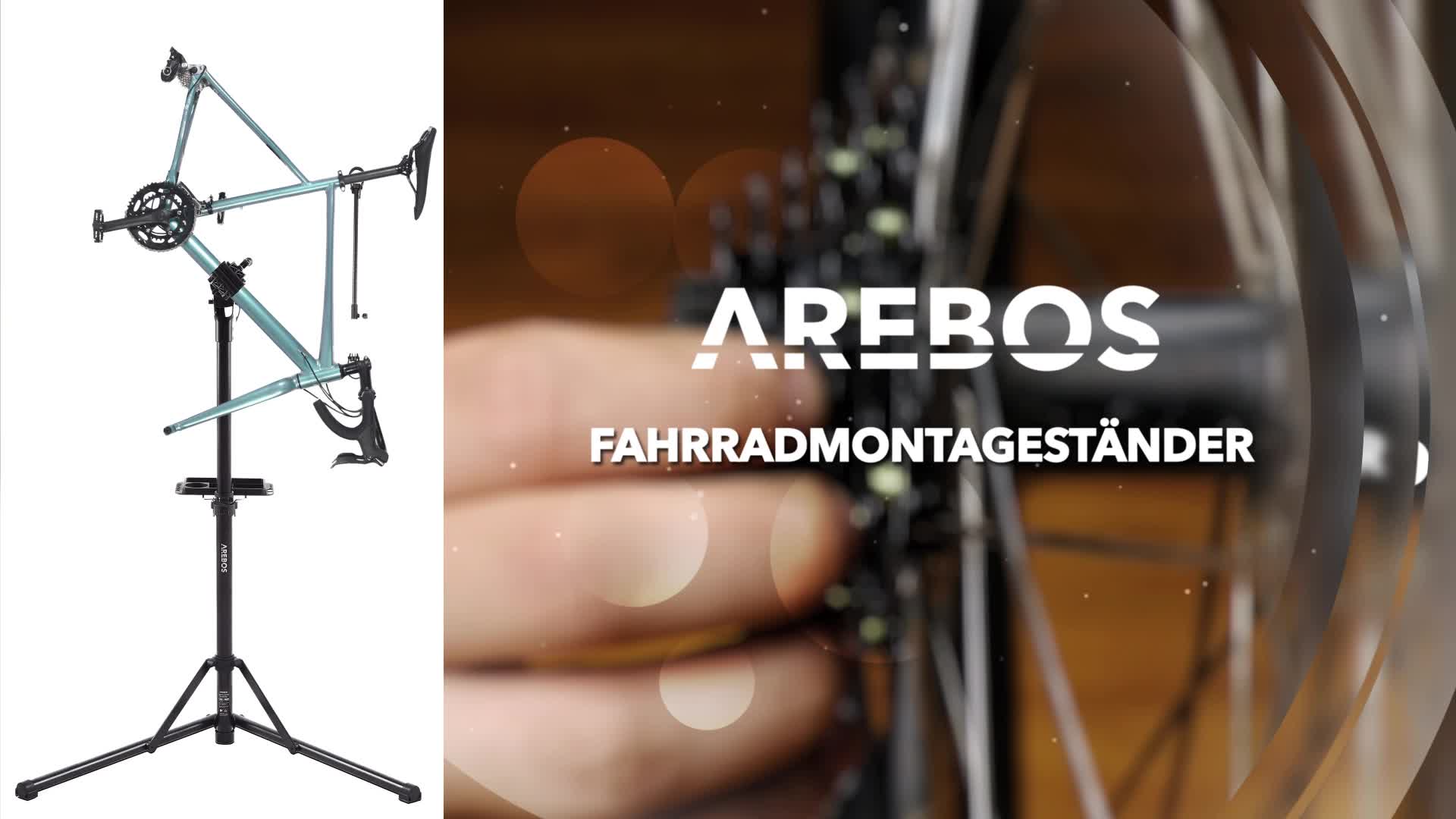 AREBOS Montageständer für E-Bike & MTB | Alu | drehbar | Produktbild-Vorschau 7