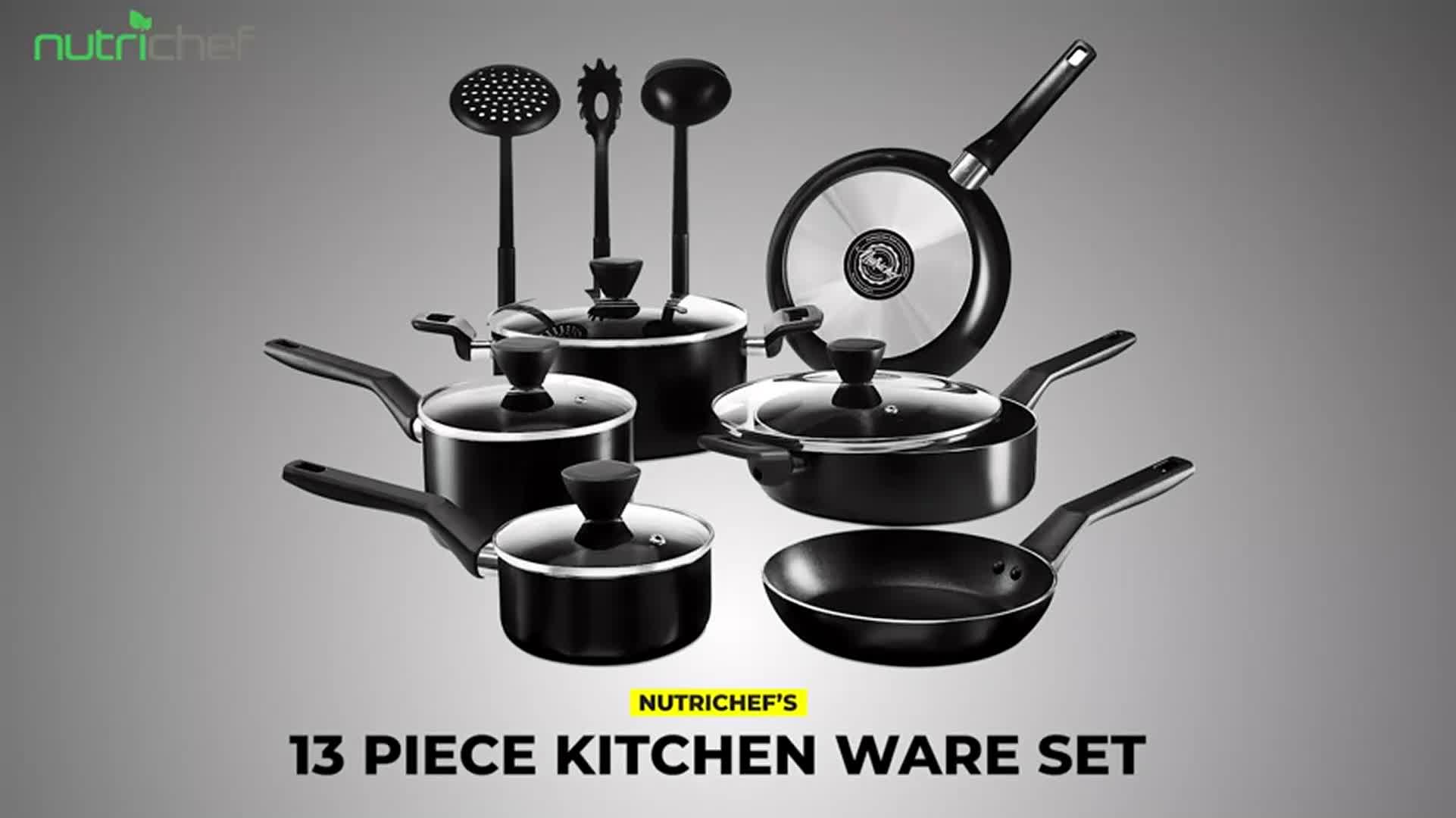 NutriChef Kochtopf Set 13-teilig – Antihaft Topfset & Produktbild-Vorschau 7