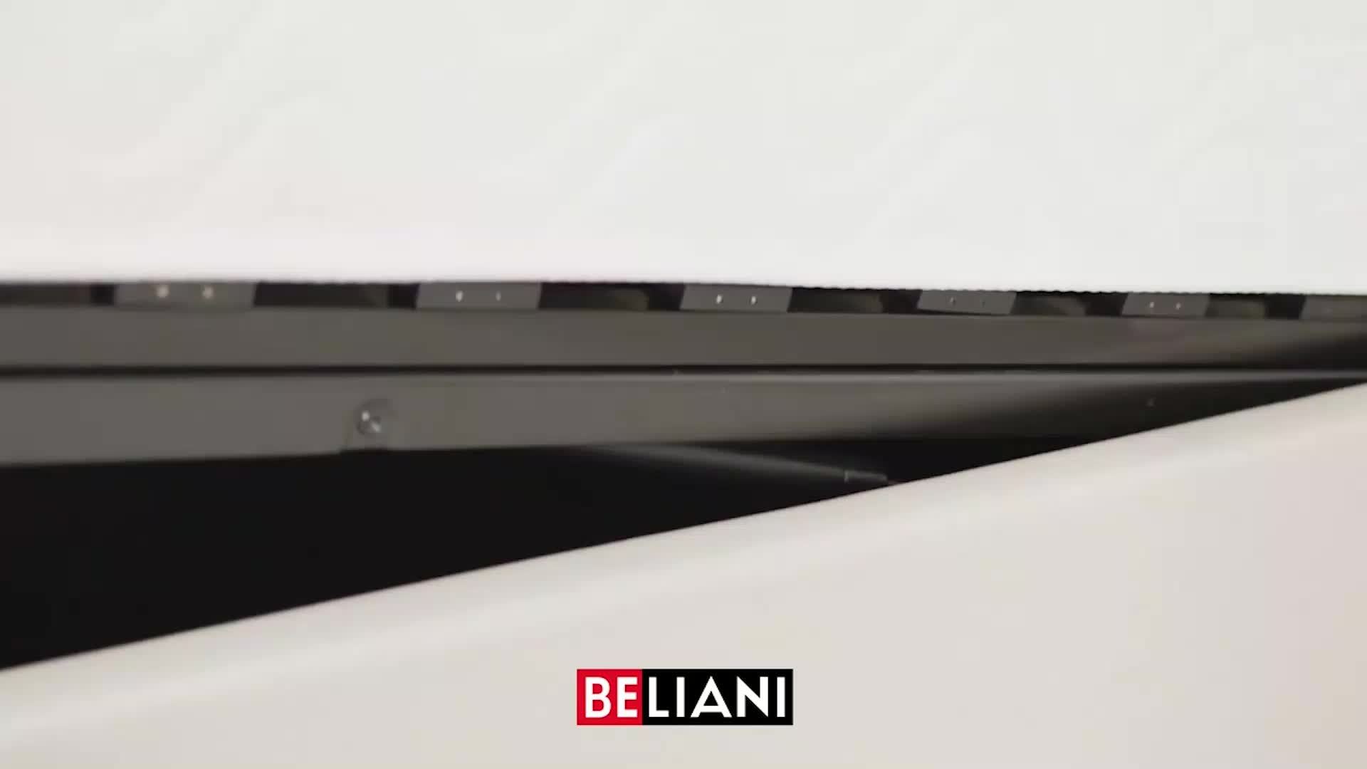 BELIANI Łóżko z pojemnikiem ciemnoszare tapicerowane 160 x Podgląd zdjęcia produktu 7
