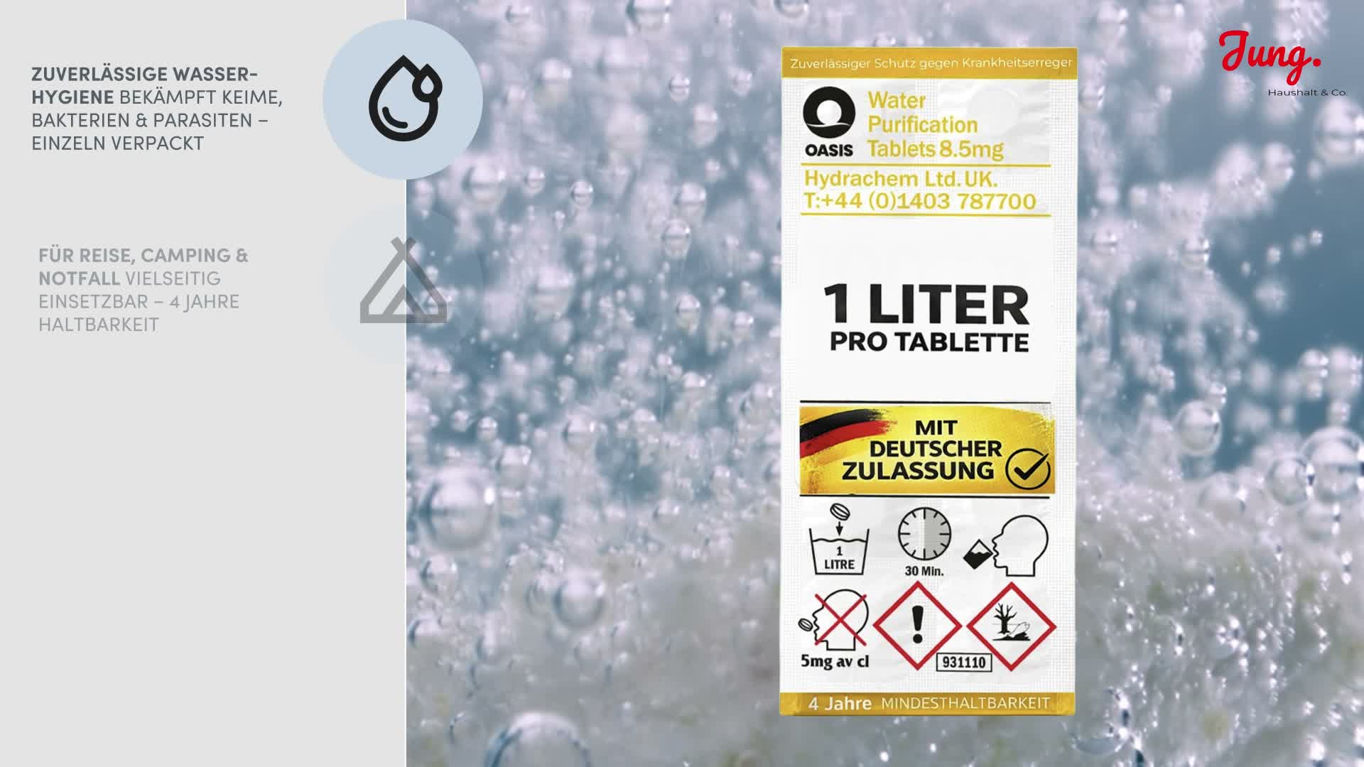 JUNG Oasis 50x1L (50L) Trinkwasseraufbereitung Tabletten Produktbild-Vorschau 7