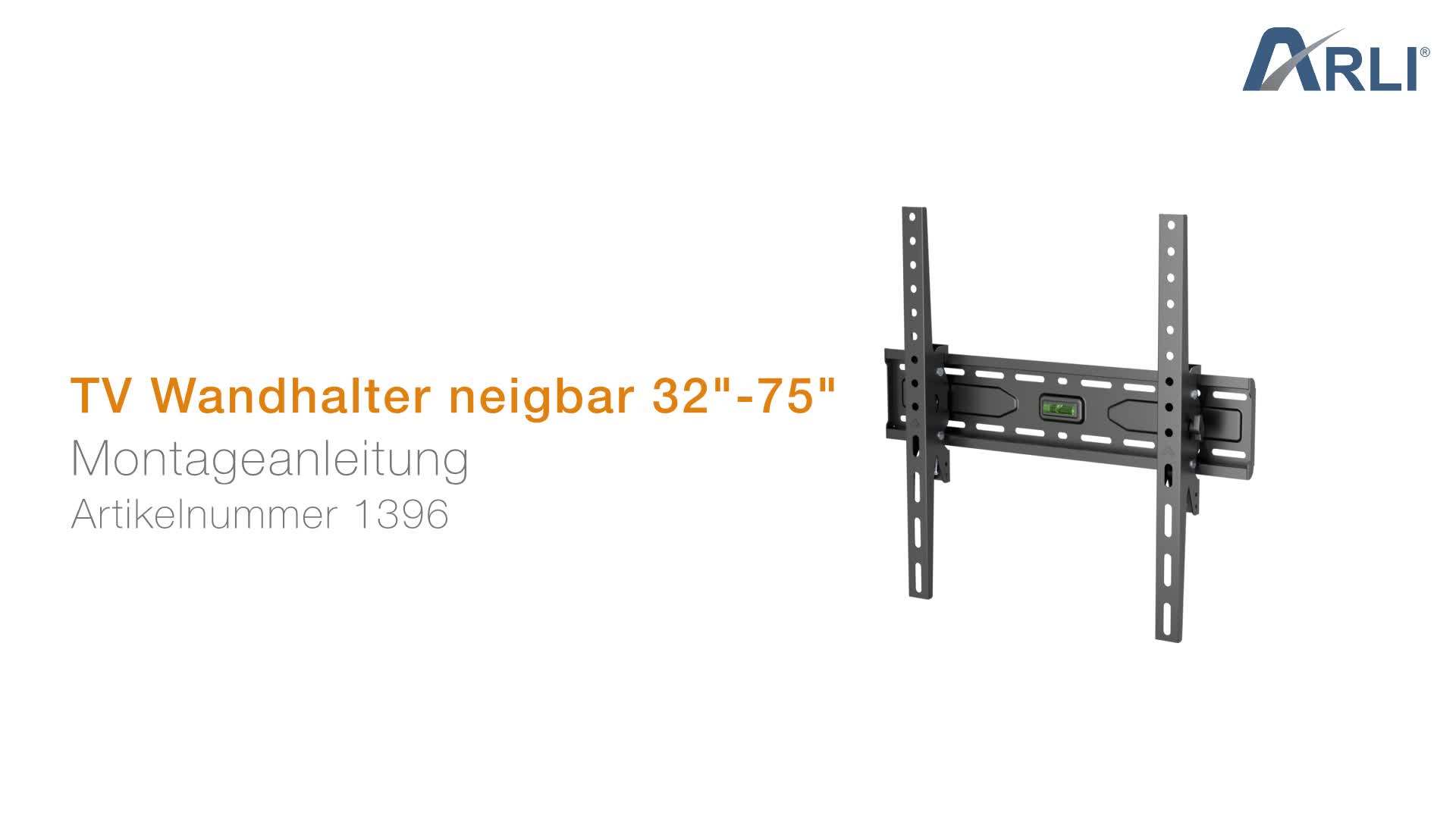 ARLI TV Wandhalterung 32 - 75 Zoll neigbar Wandhalter für Produktbild-Vorschau 7