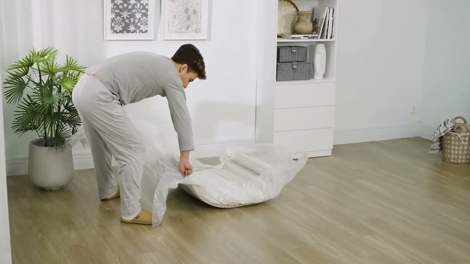 HOMCOM Ecksofa mit Schlaffunktion, L-Form 267 cm Schlafsofa Produktbild-Vorschau 7