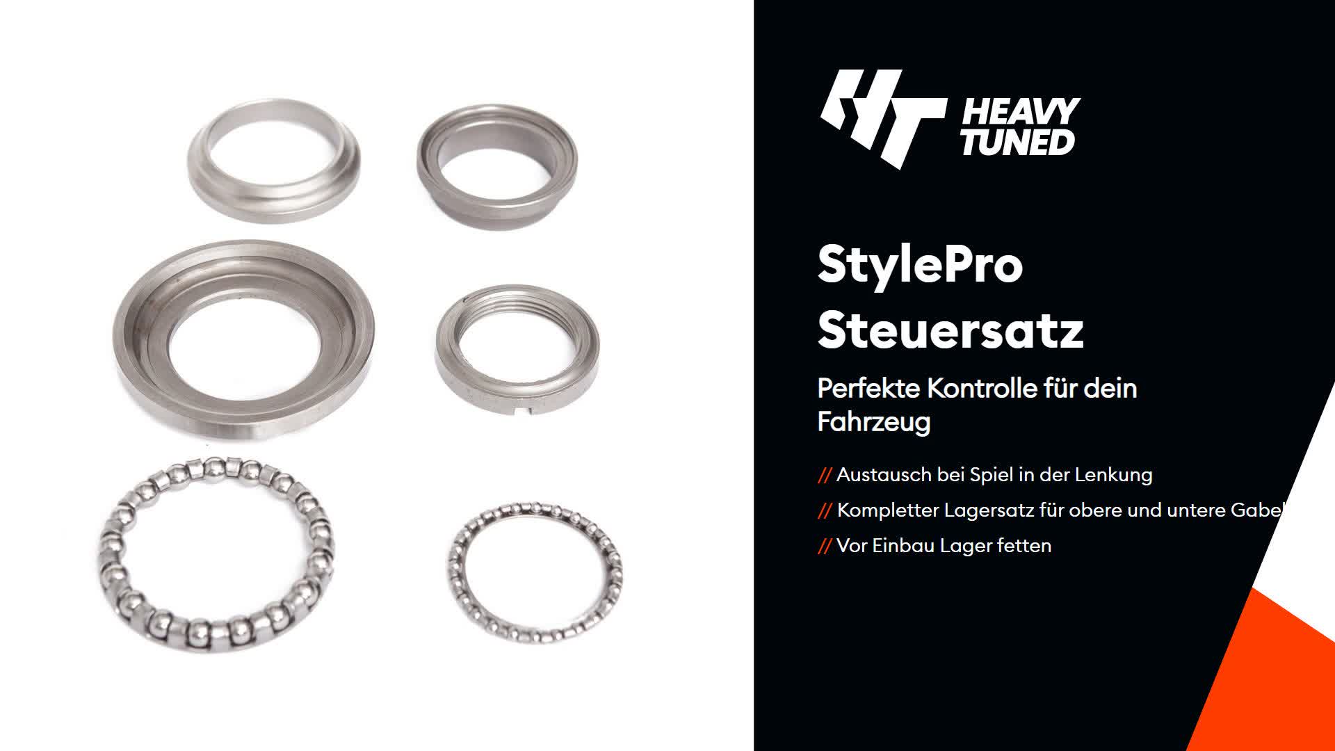 StylePro Lenkkopflager Steuersatz kompatibel mit Piaggio Produktbild-Vorschau 2