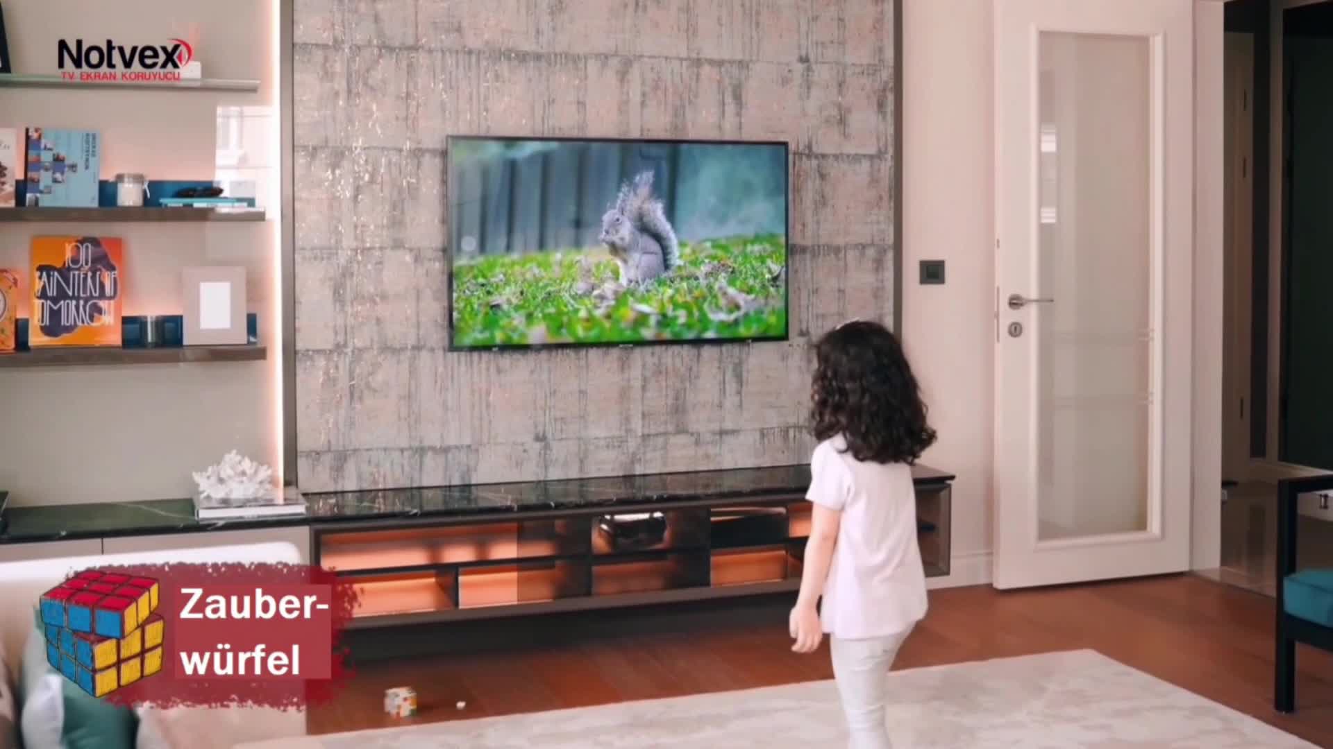 Notvex 55 Zoll Fernseher Schutz/ TV Bildschirmschutz Produktbild-Vorschau 7
