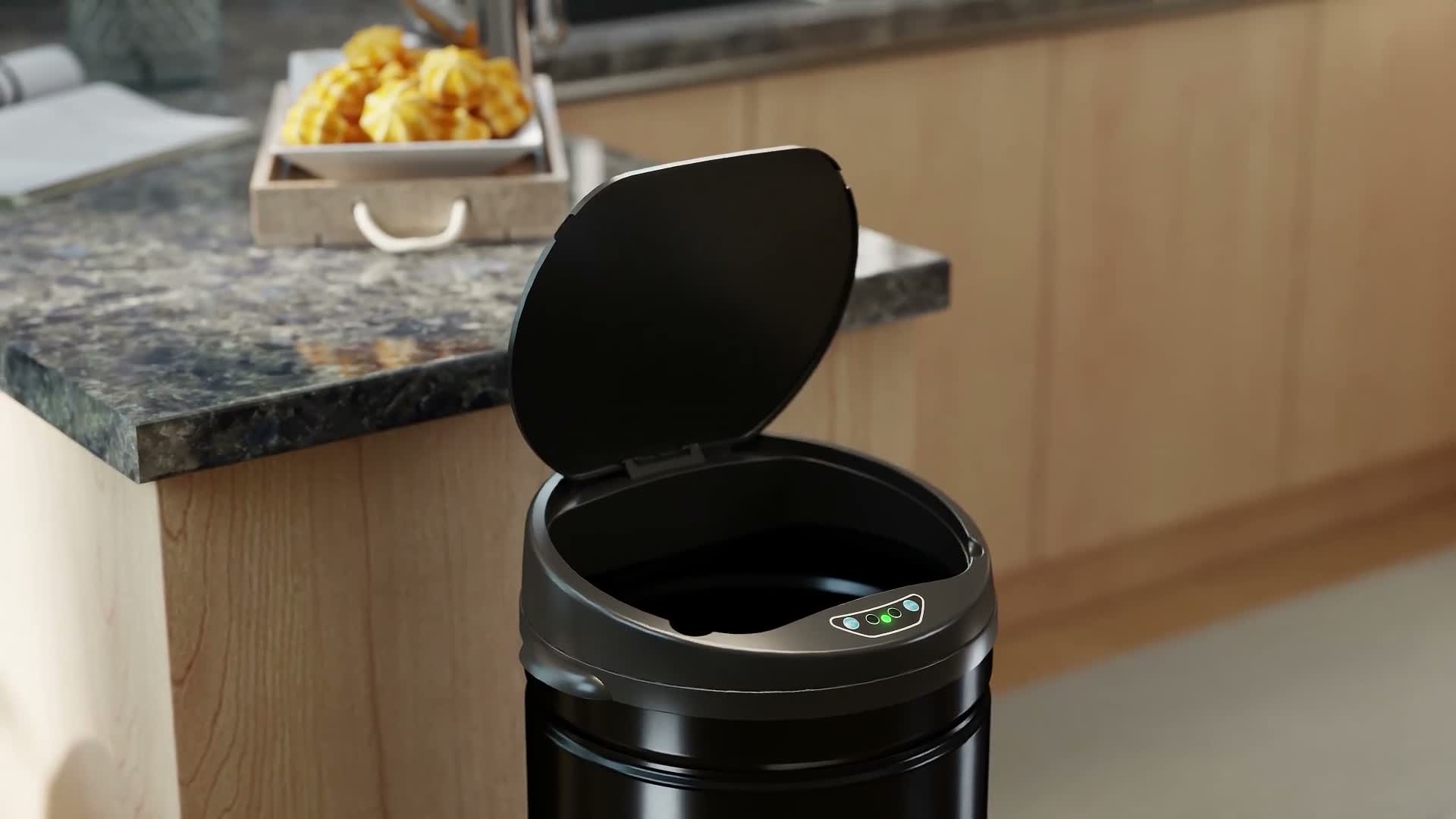 HOMCOM Mülleimer mit Sensor 50L Automatischer Mülleimer mit Produktbild-Vorschau 7