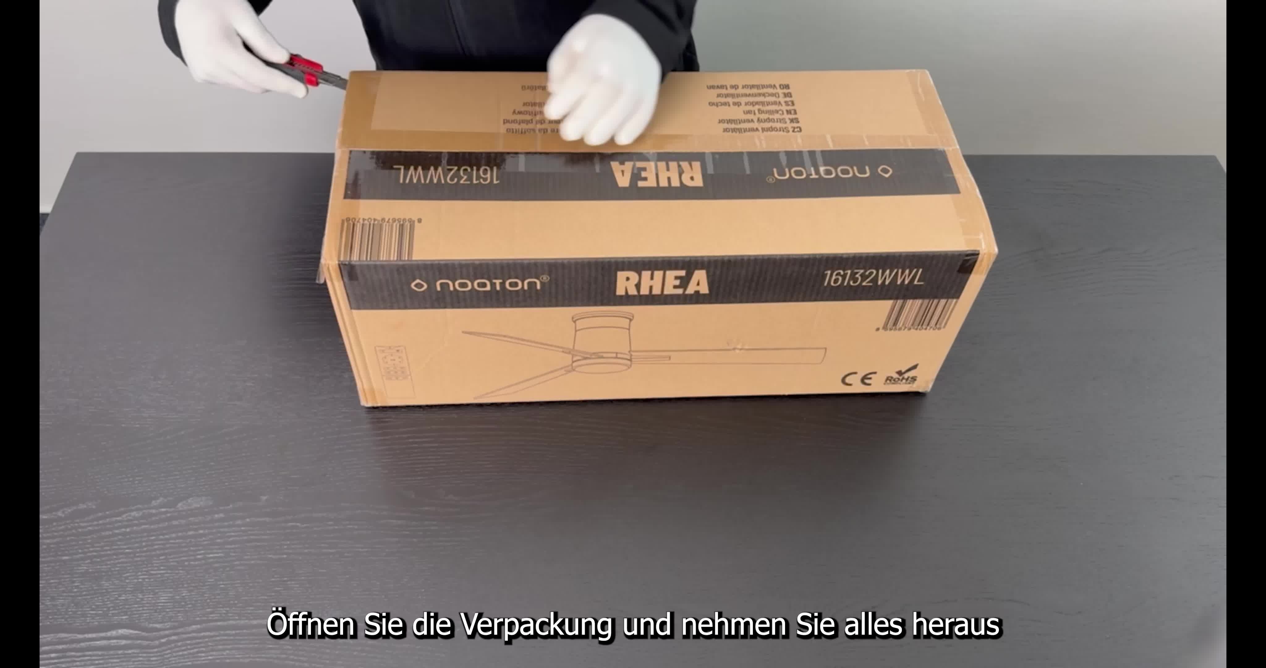 Noaton® Deckenventilator mit Beleuchtung und Fernbedienung Produktbild-Vorschau 7