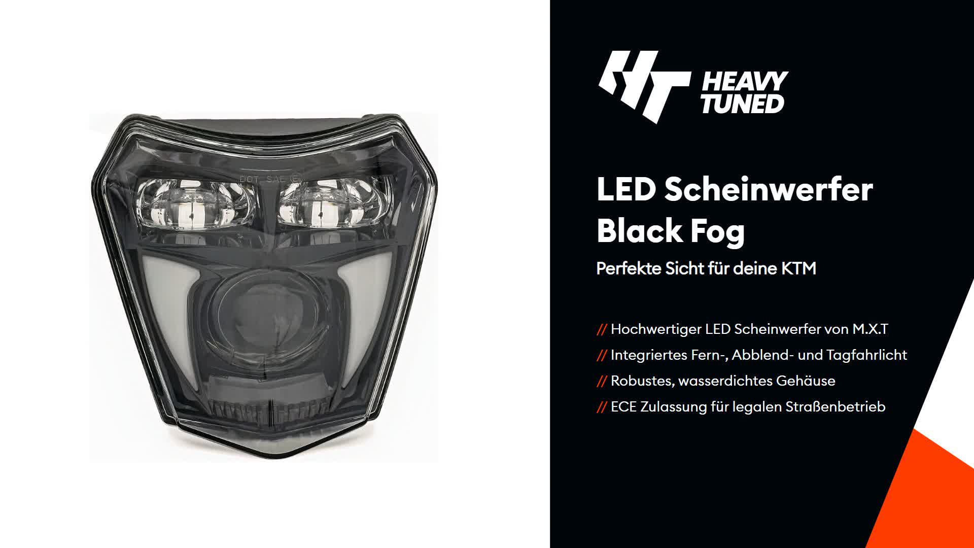Maxtuned Scheinwerfer LED "Black Fog" MXT kompatibel mit Produktbild-Vorschau 7